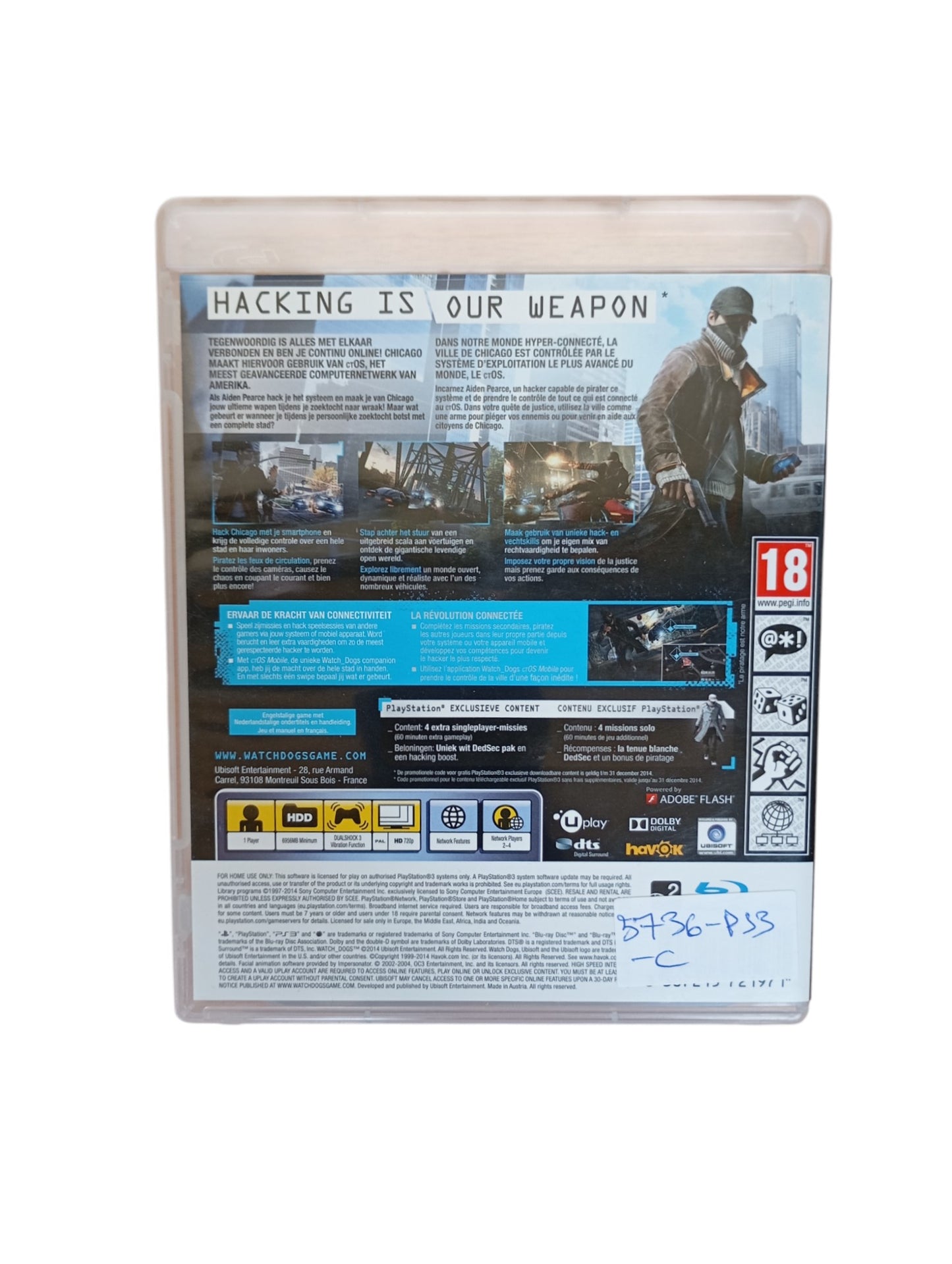 Watch Dogs Playstation 3 (PS3)