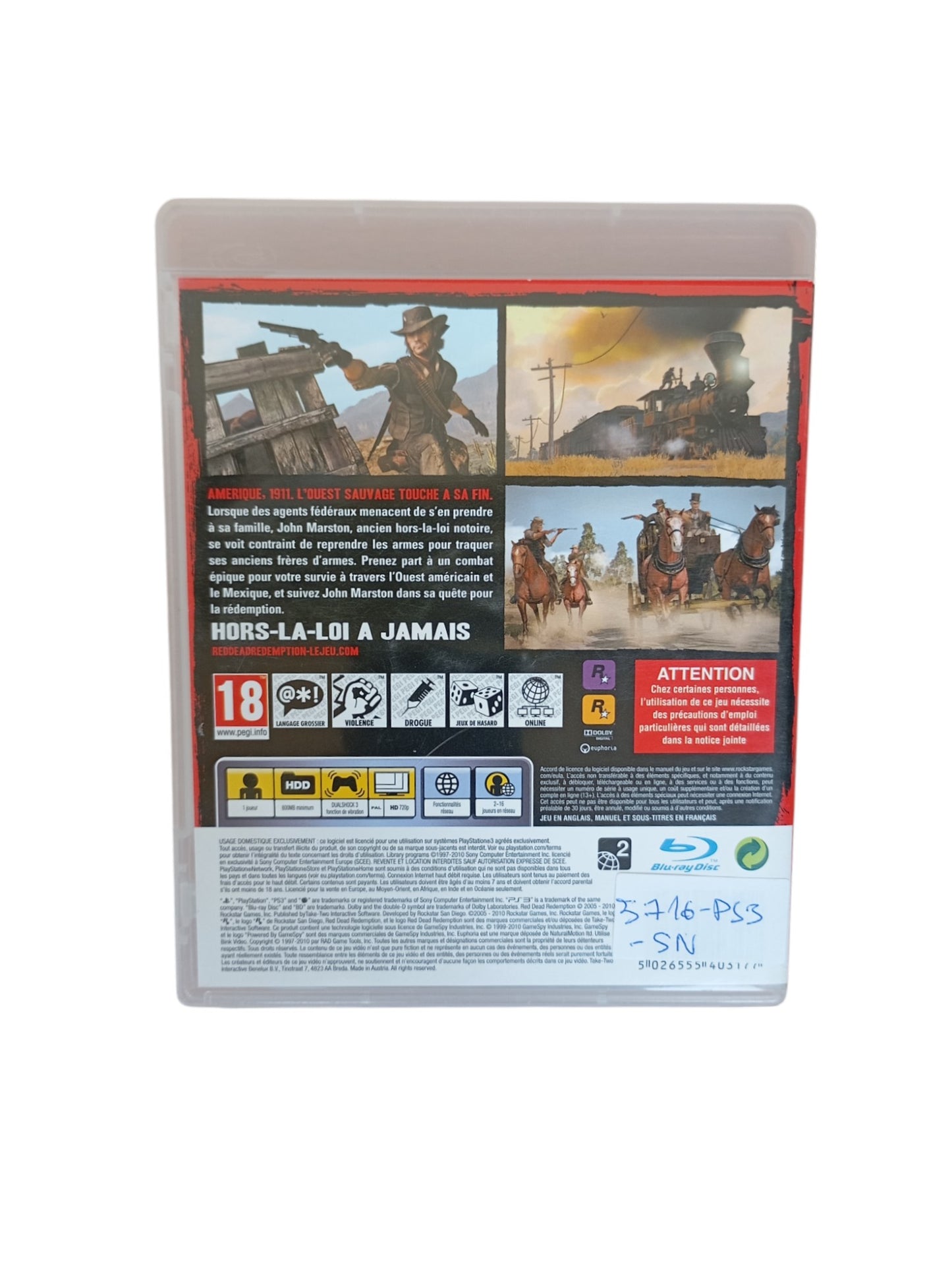 Red Dead Redemption Playstation 3 (PS3)