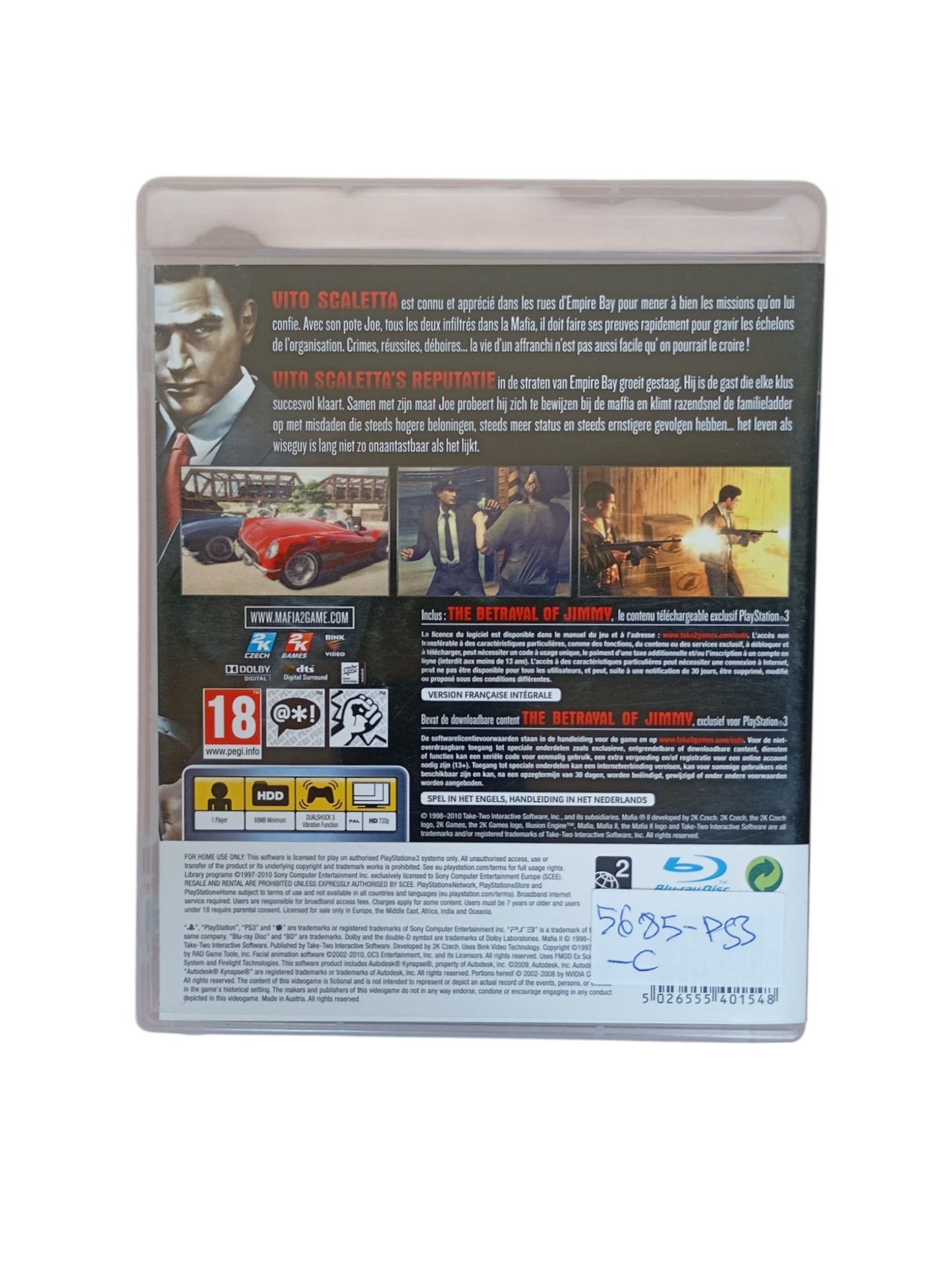 Mafia II Playstation 3 (PS3)