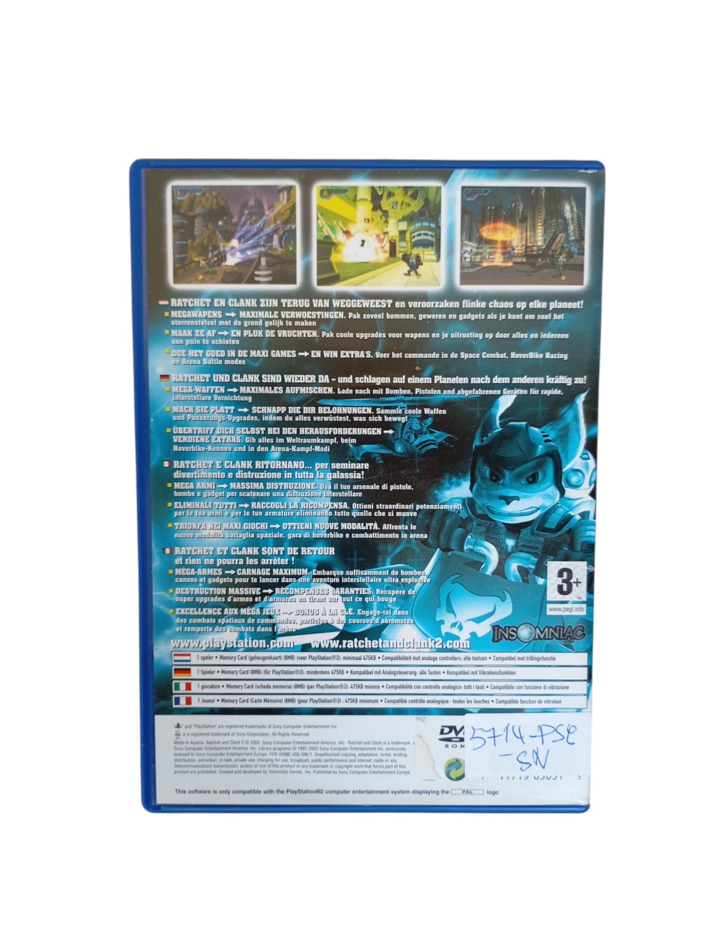 Ratchet & Clank 2 Playstation 2 (PS2)
