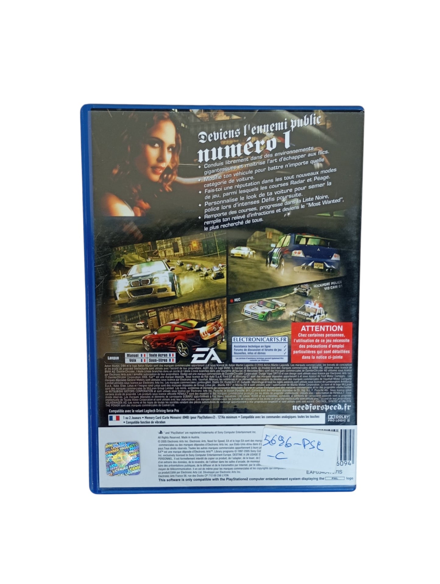 Need for Speed : Most Wanted Playstation 2 (PS2)