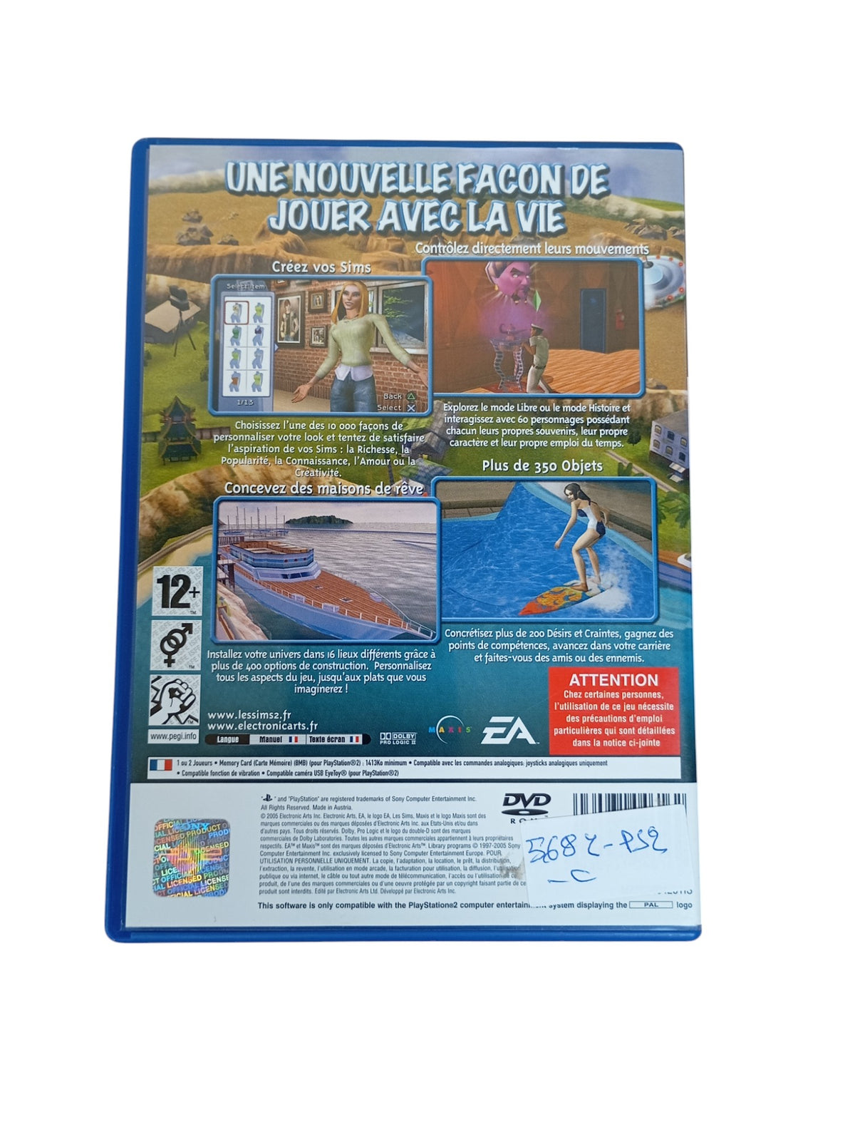 Les Sims 2 Playstation 2 (PS2)