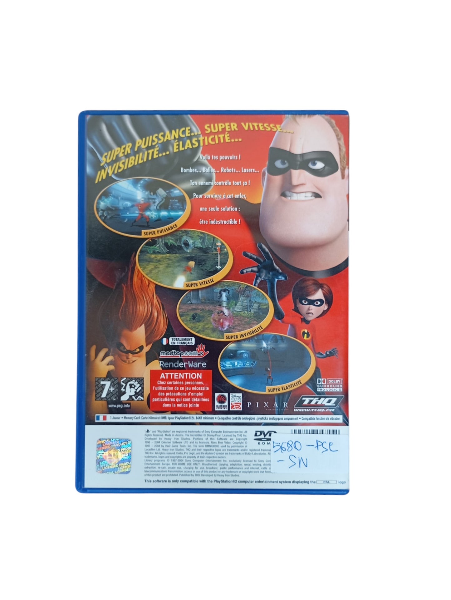 Les Indestructibles Playstation 2 (PS2)