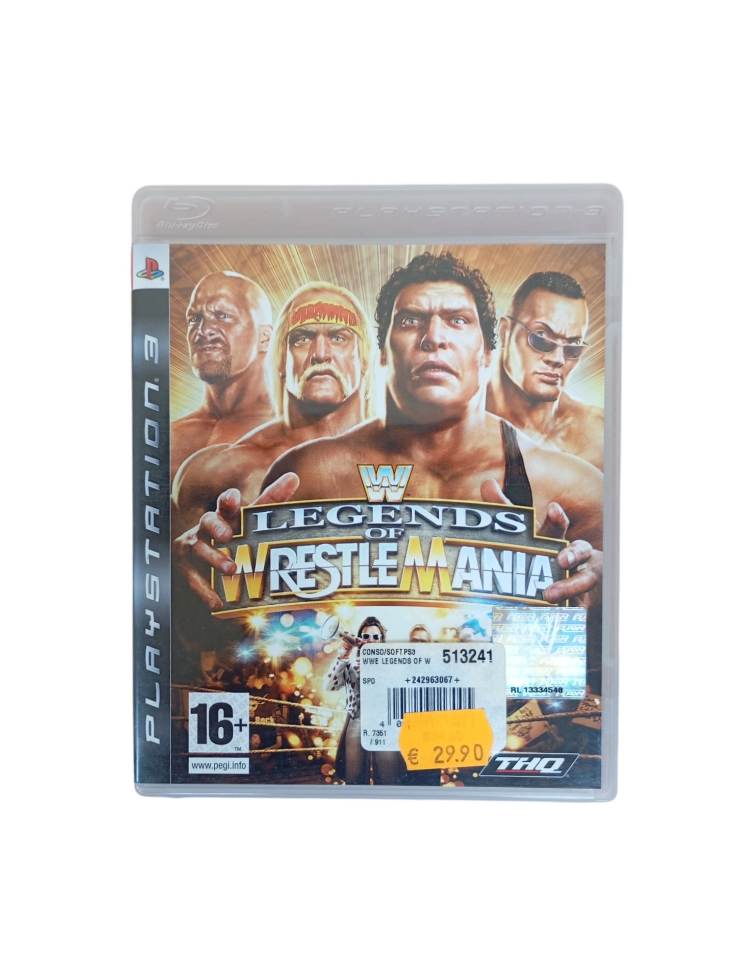 WWE Legends of Wrestlemania Playstation 3 (PS3)