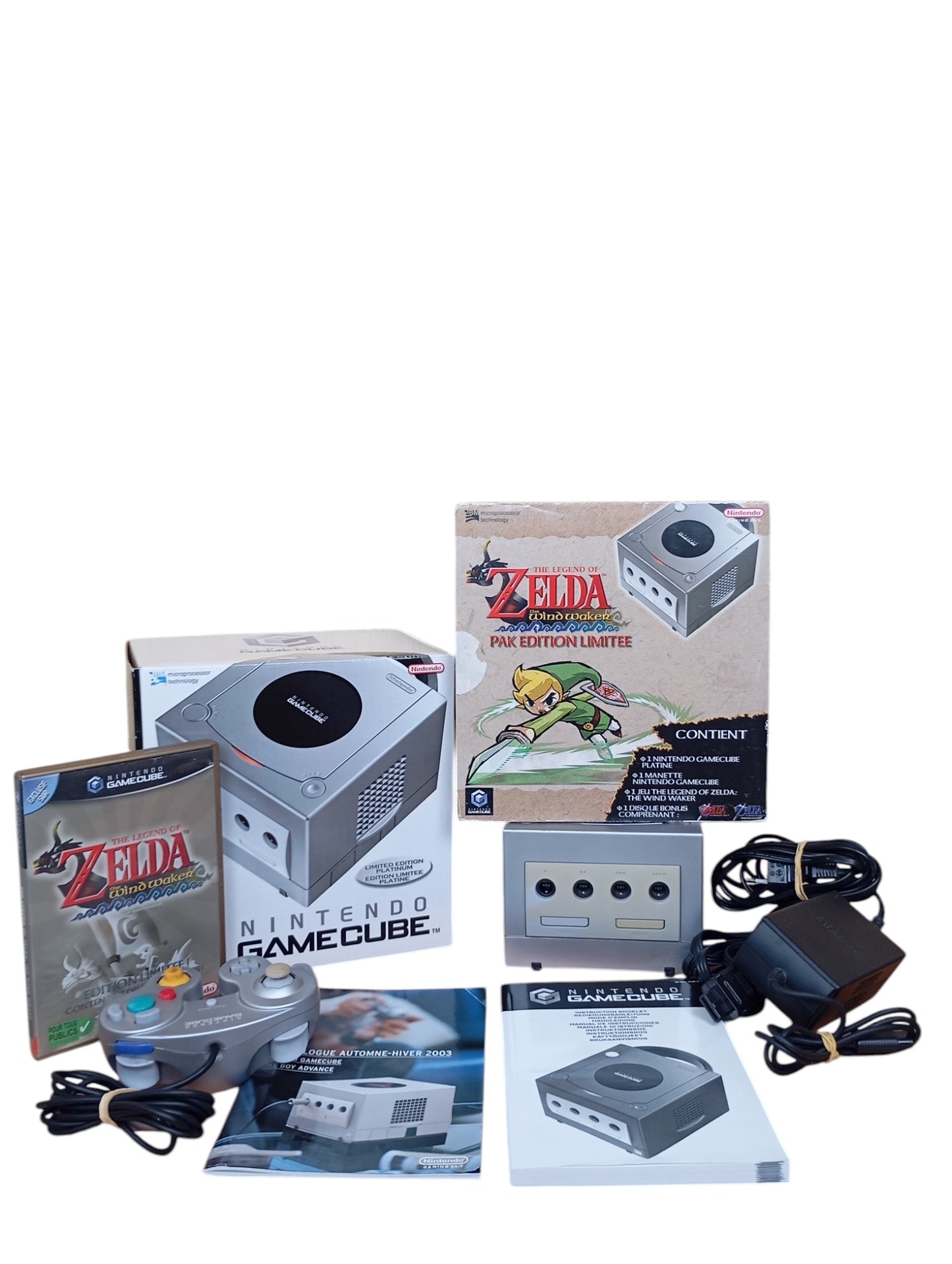 Pack Zelda Wind Waker Edition Limitee GameCube Complet