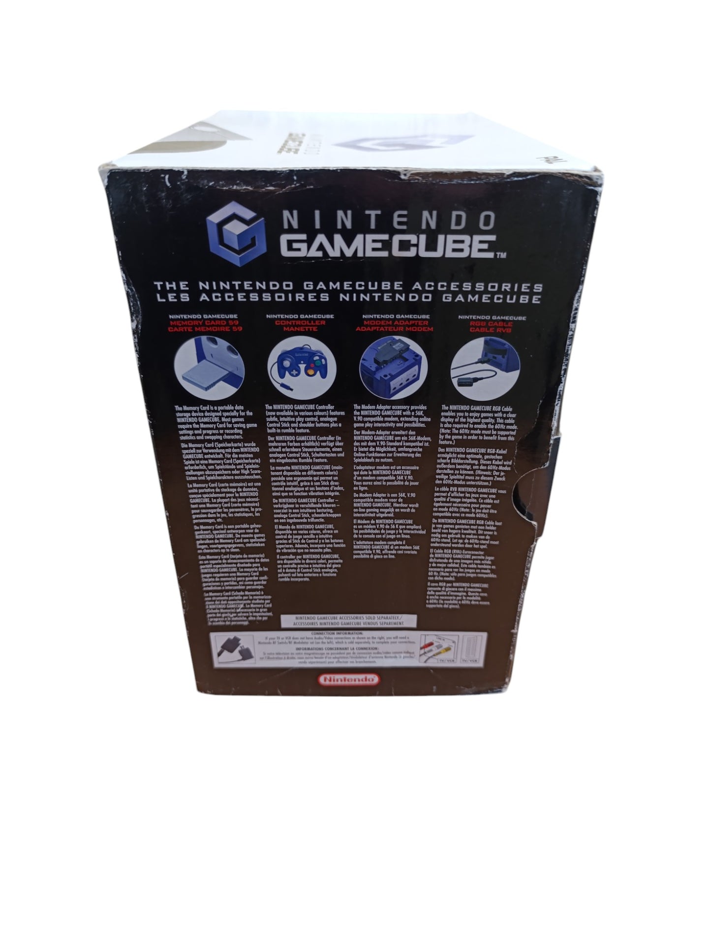 Boite Pack Mario Kart Double Dash GameCube seule (Bon état)