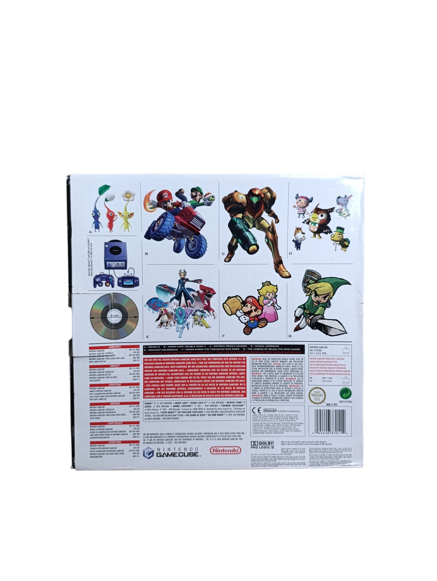 Boite Pack Mario Kart Double Dash GameCube seule (Bon état)