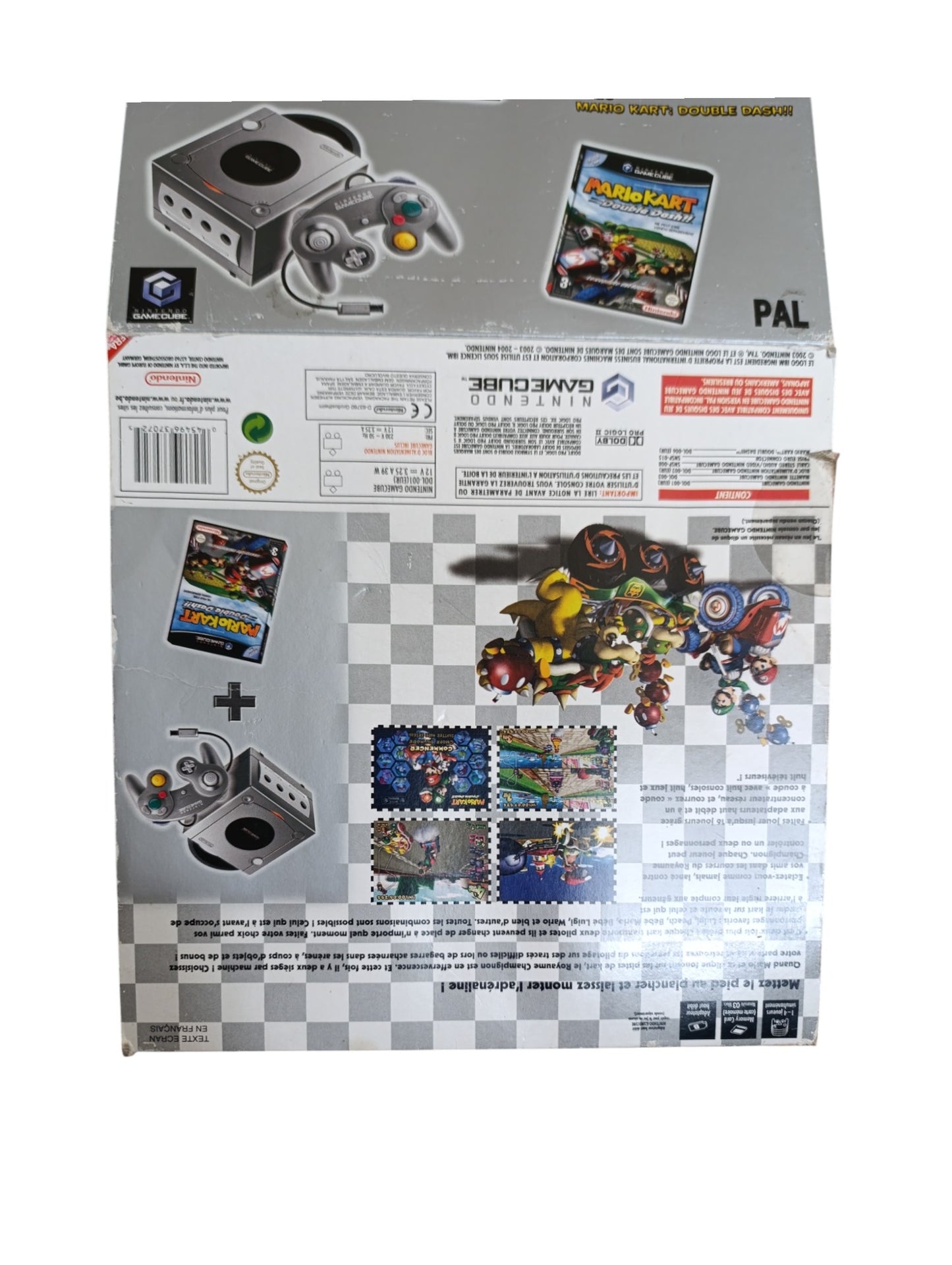 Boite Pack Mario Kart Double Dash GameCube seule (Bon état)