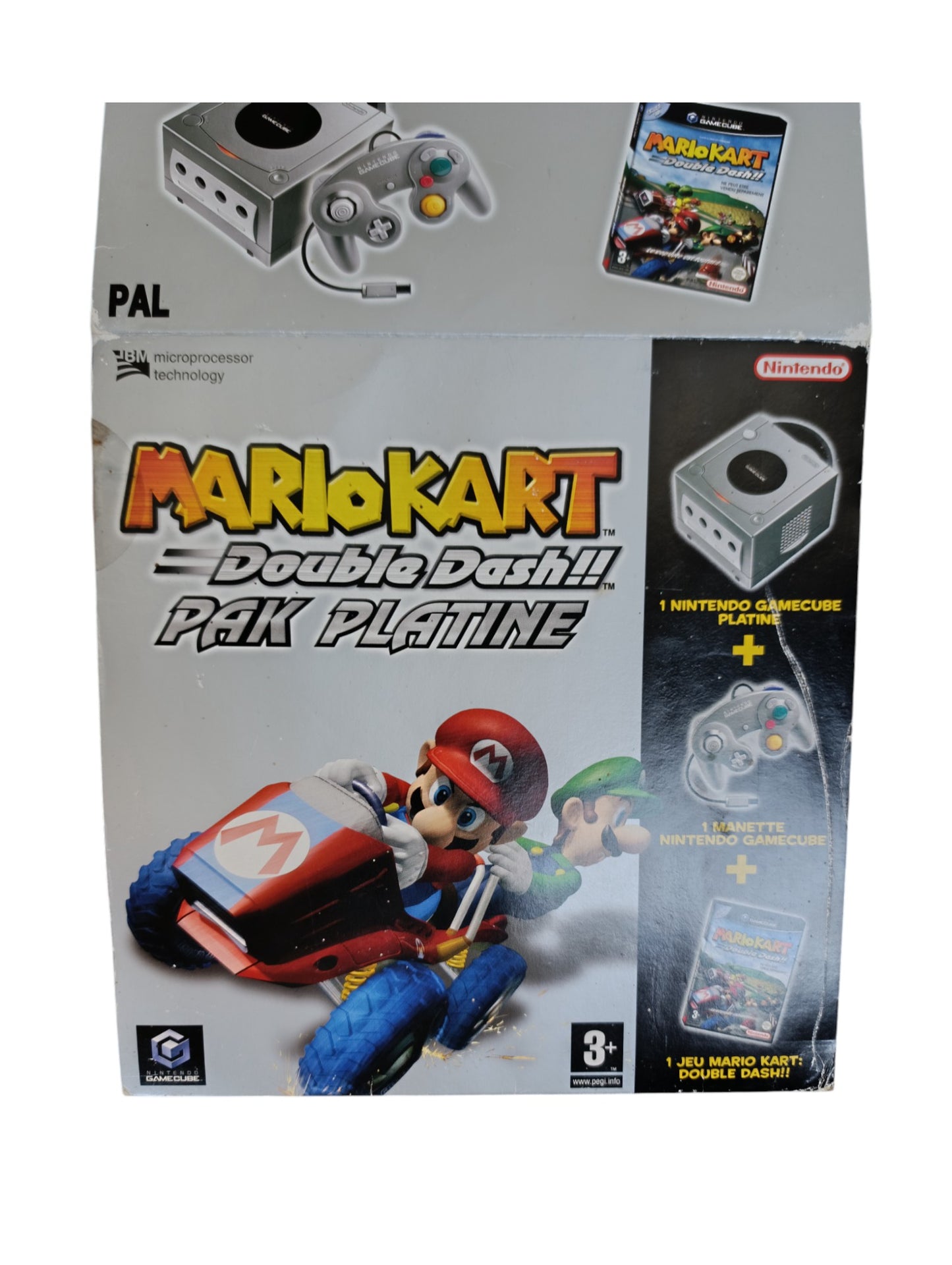 Boite Pack Mario Kart Double Dash GameCube seule (Bon état)