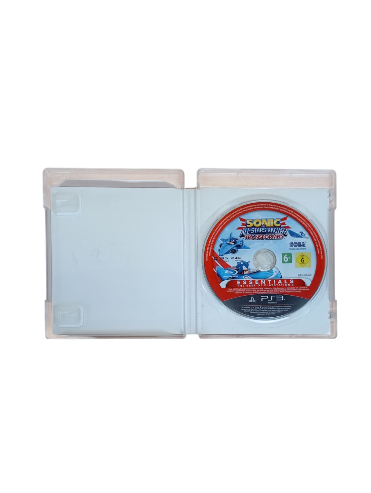 Sonic & All Stars Racing Transformed Edition Essentials Playstation 3 (PS3)