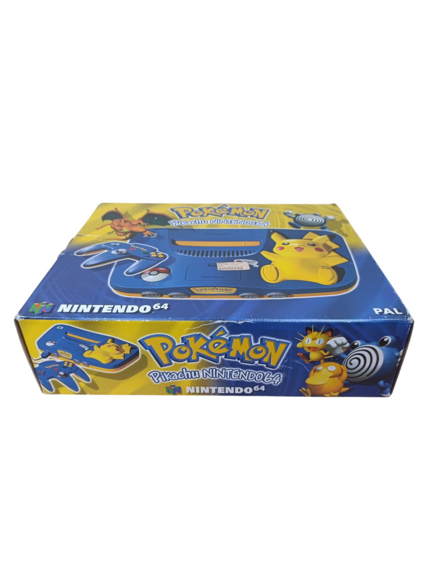 Boîte Console Pikachu Nintendo 64 en boîte FRA Bon Etat (6.25/10)
