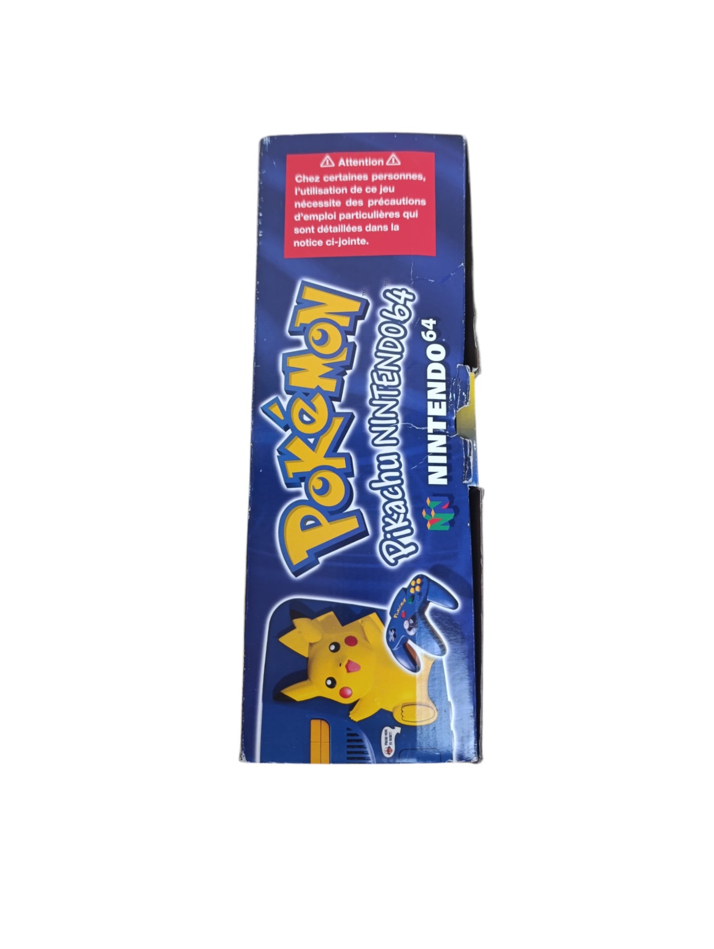 Boîte Console Pikachu Nintendo 64 en boîte FRA Bon Etat (6.25/10)