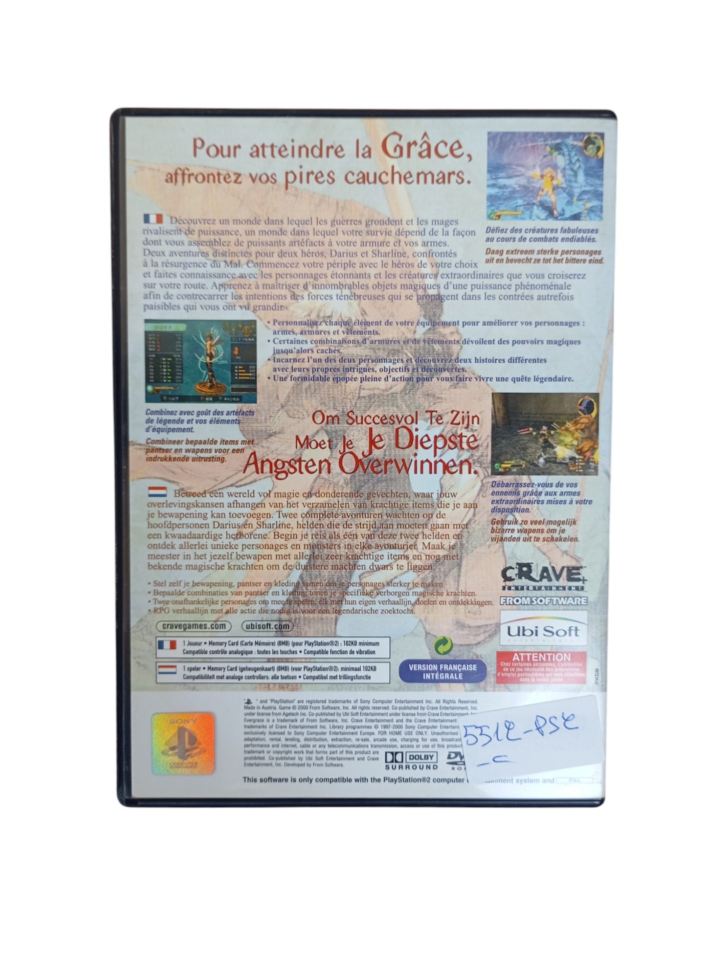 Evergrace Playstation 2 (PS2)