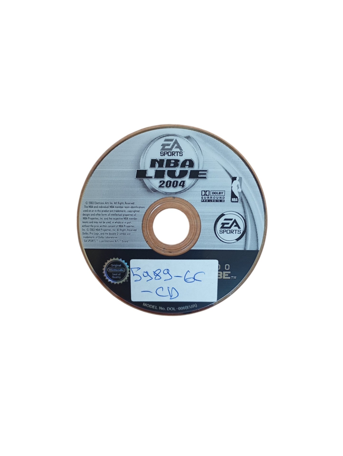 CD NBA LIVE 2004 GameCube