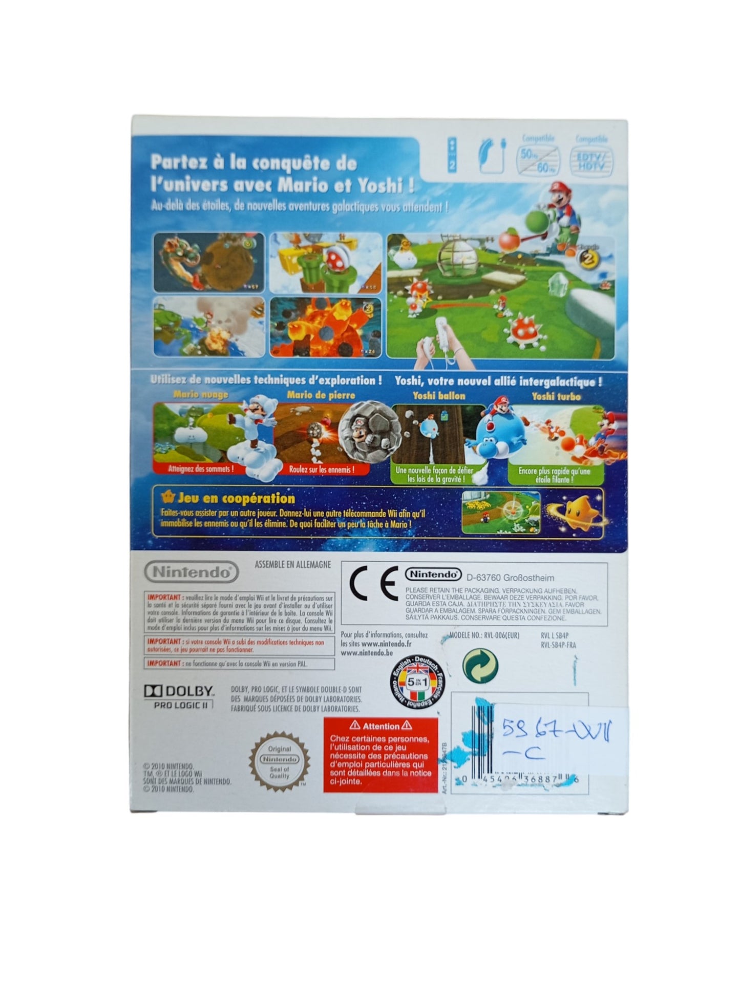 Pack : Super Mario Galaxy 2 Wii