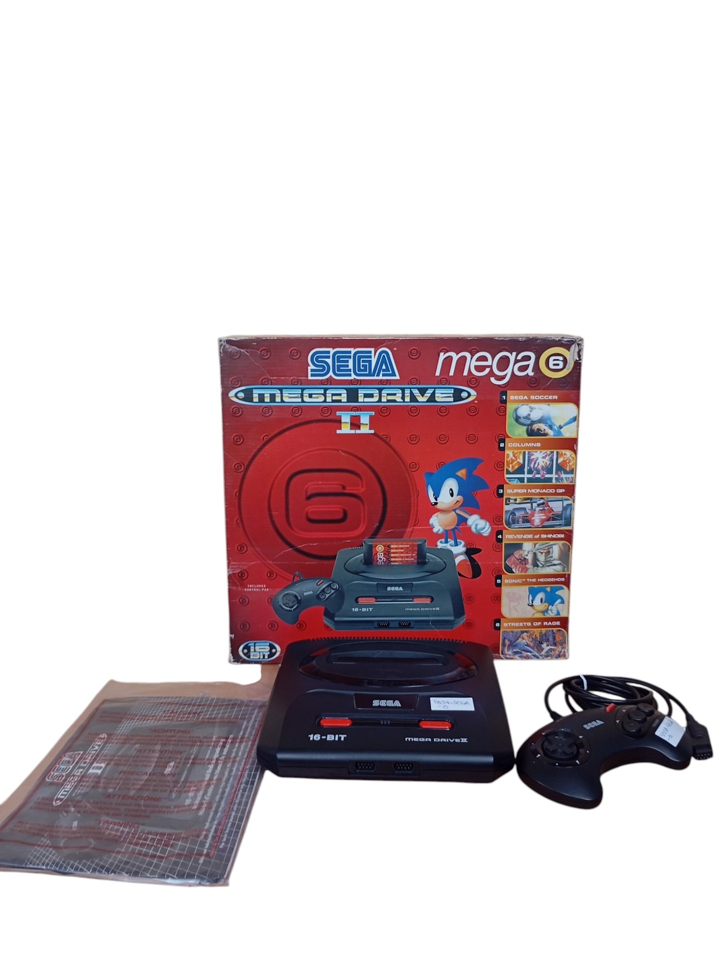 Console Sega Megadrive en boîte
