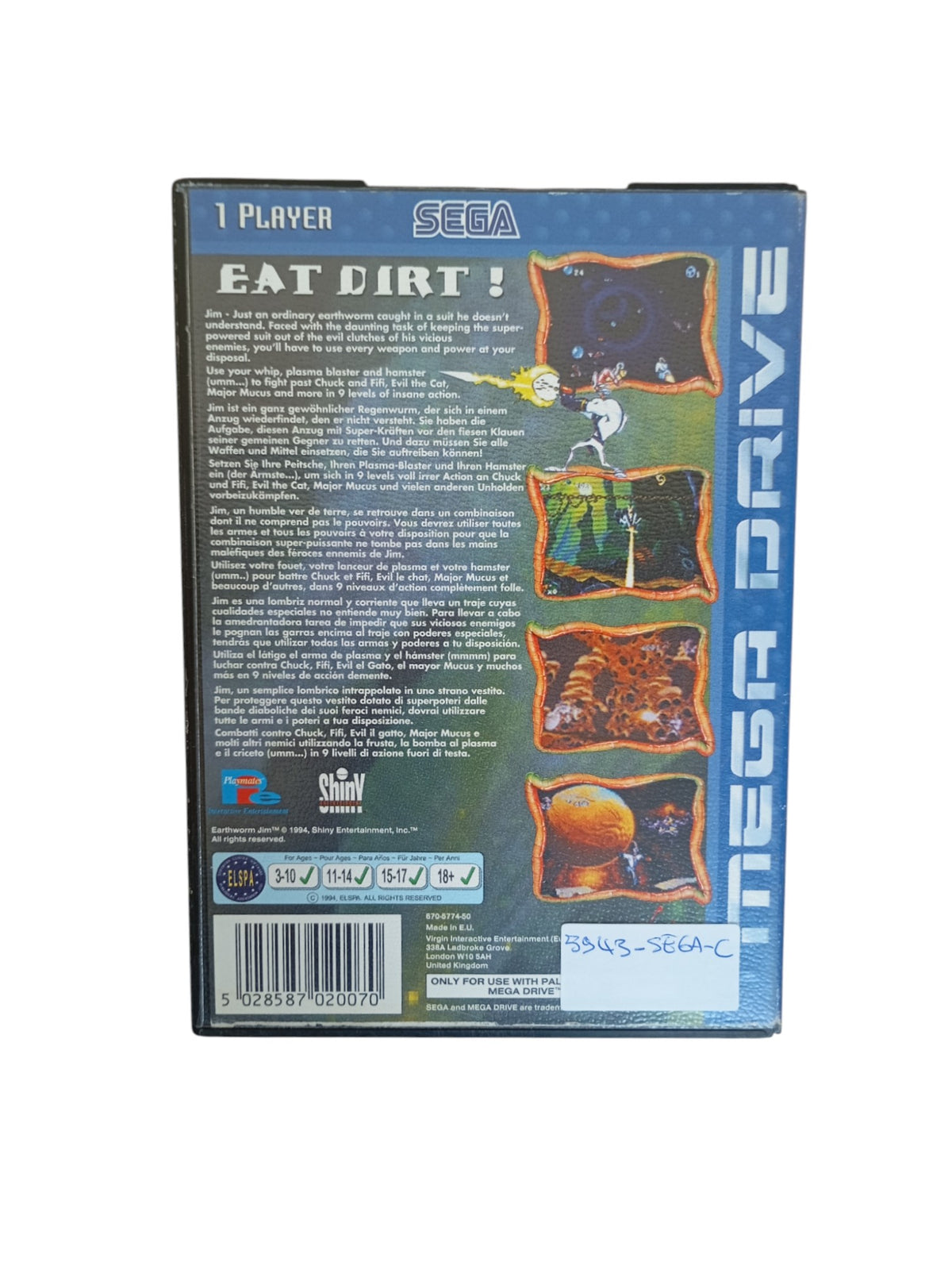 Earthworm Jim Megadrive