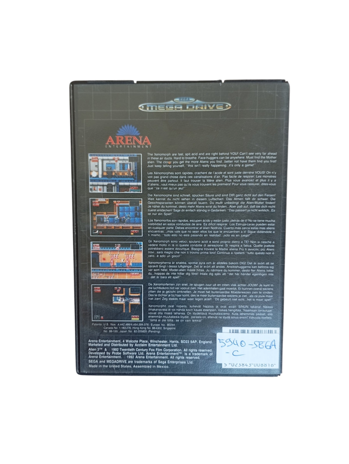 Alien 3 Megadrive