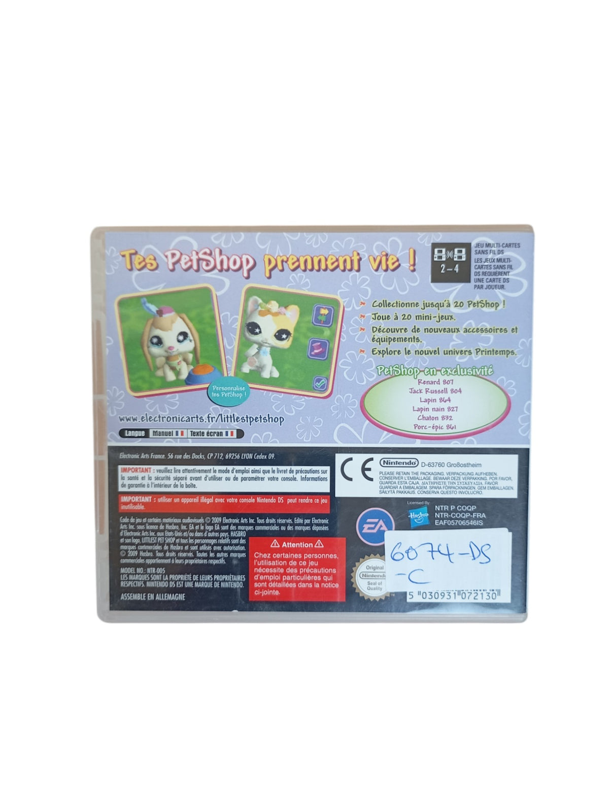 Littlest Pet Shop Nintendo DS