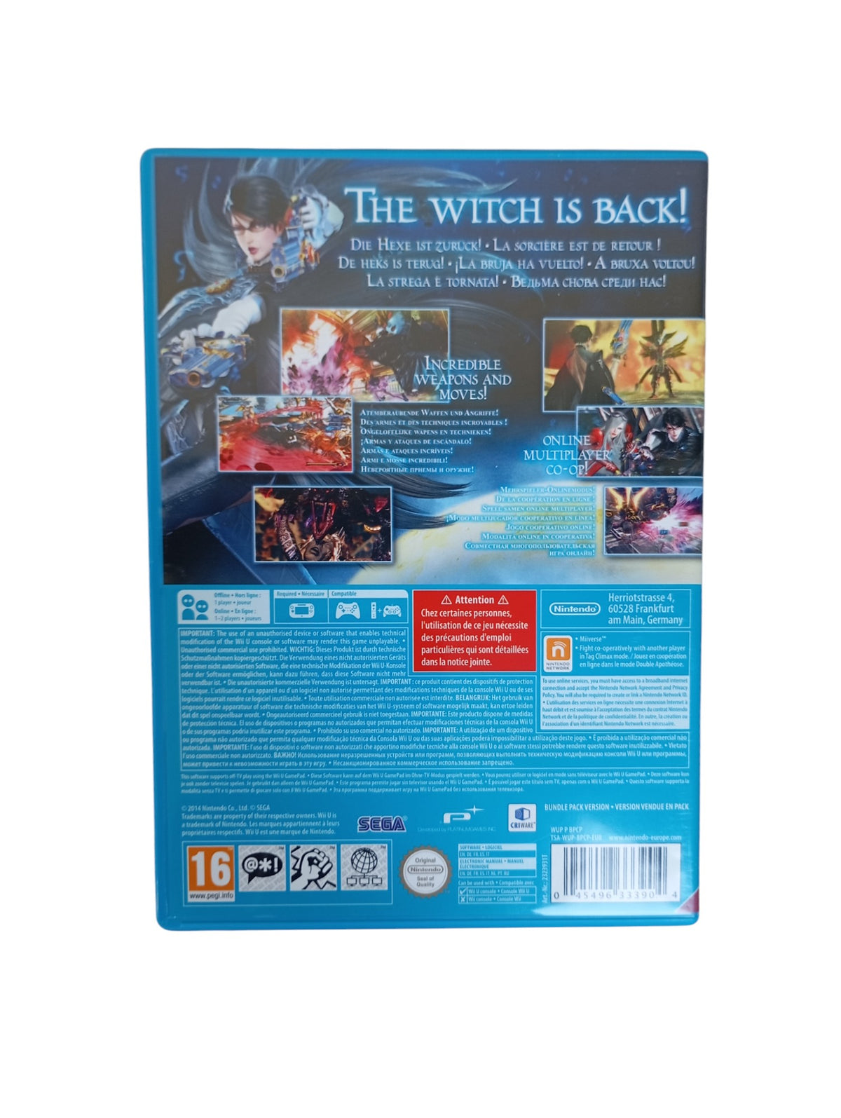 Bayonetta Nintendo Wii U Collector