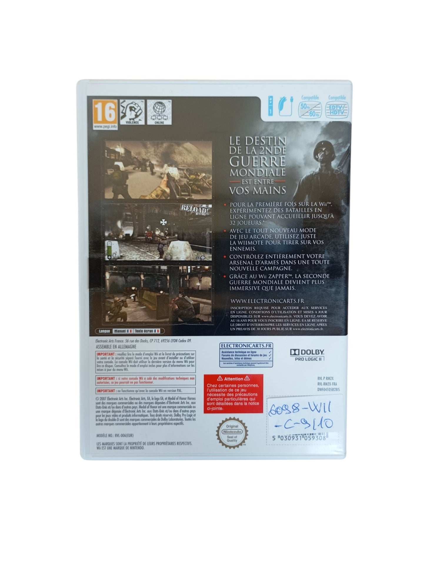 Medal of Honor : Heroes 2 Wii