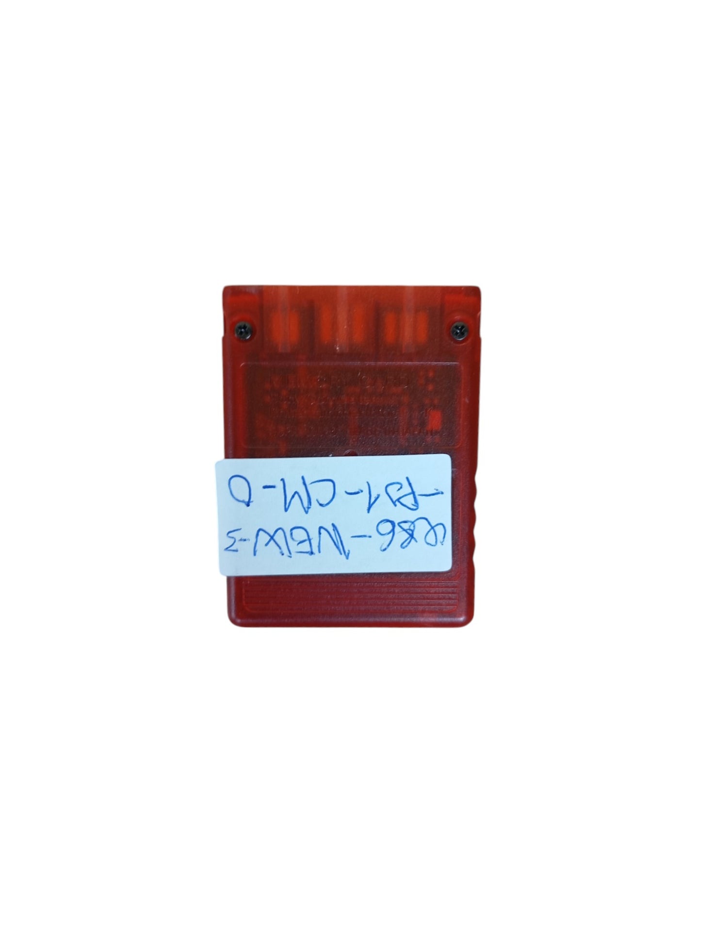 Carte mémoire Grise Playstation 2 rouge (PS2)