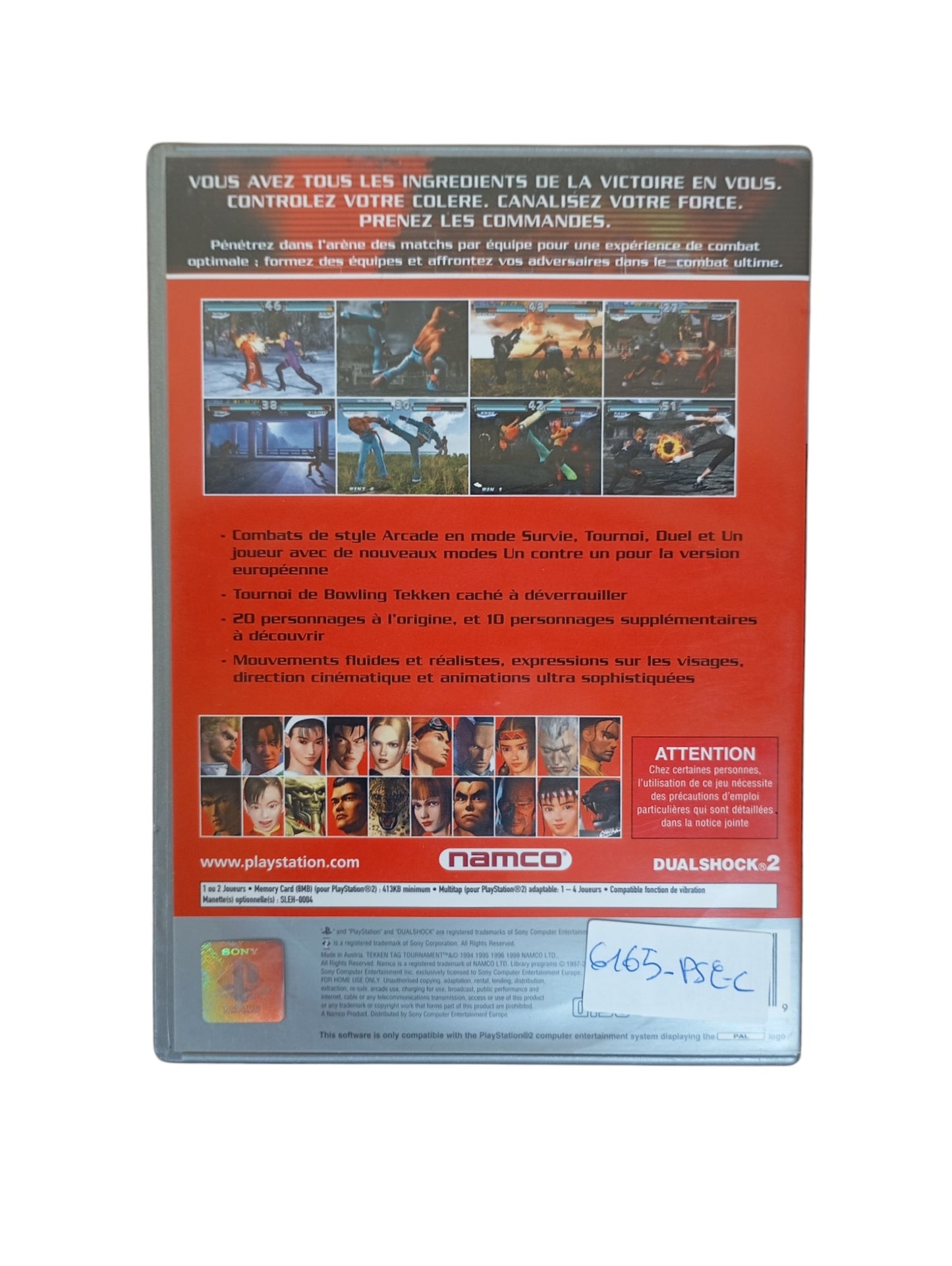 Tekken Tag Tournament Playstation 2 (PS2)