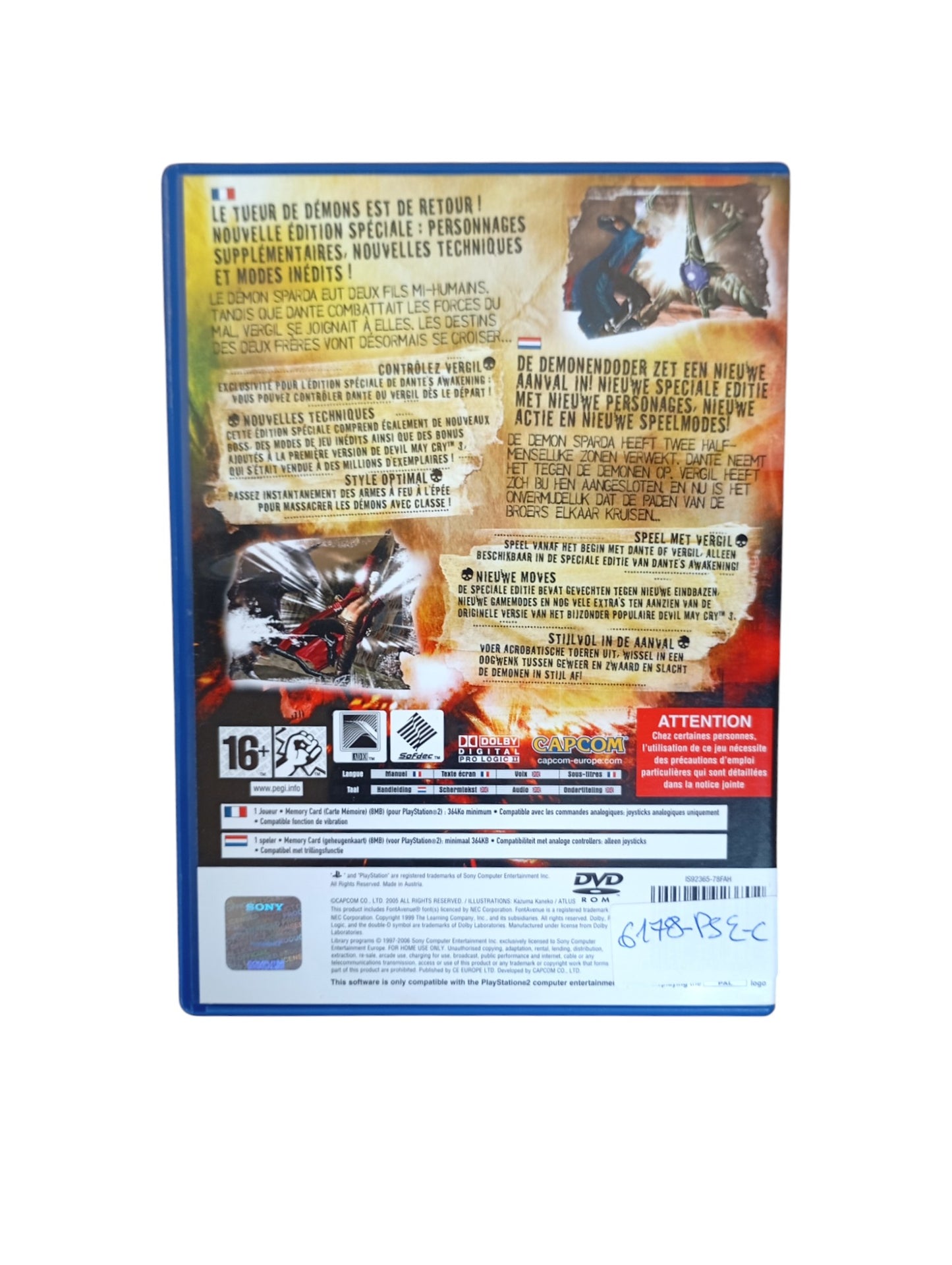 Devil May Cry 3 Special Edition Playstation 2