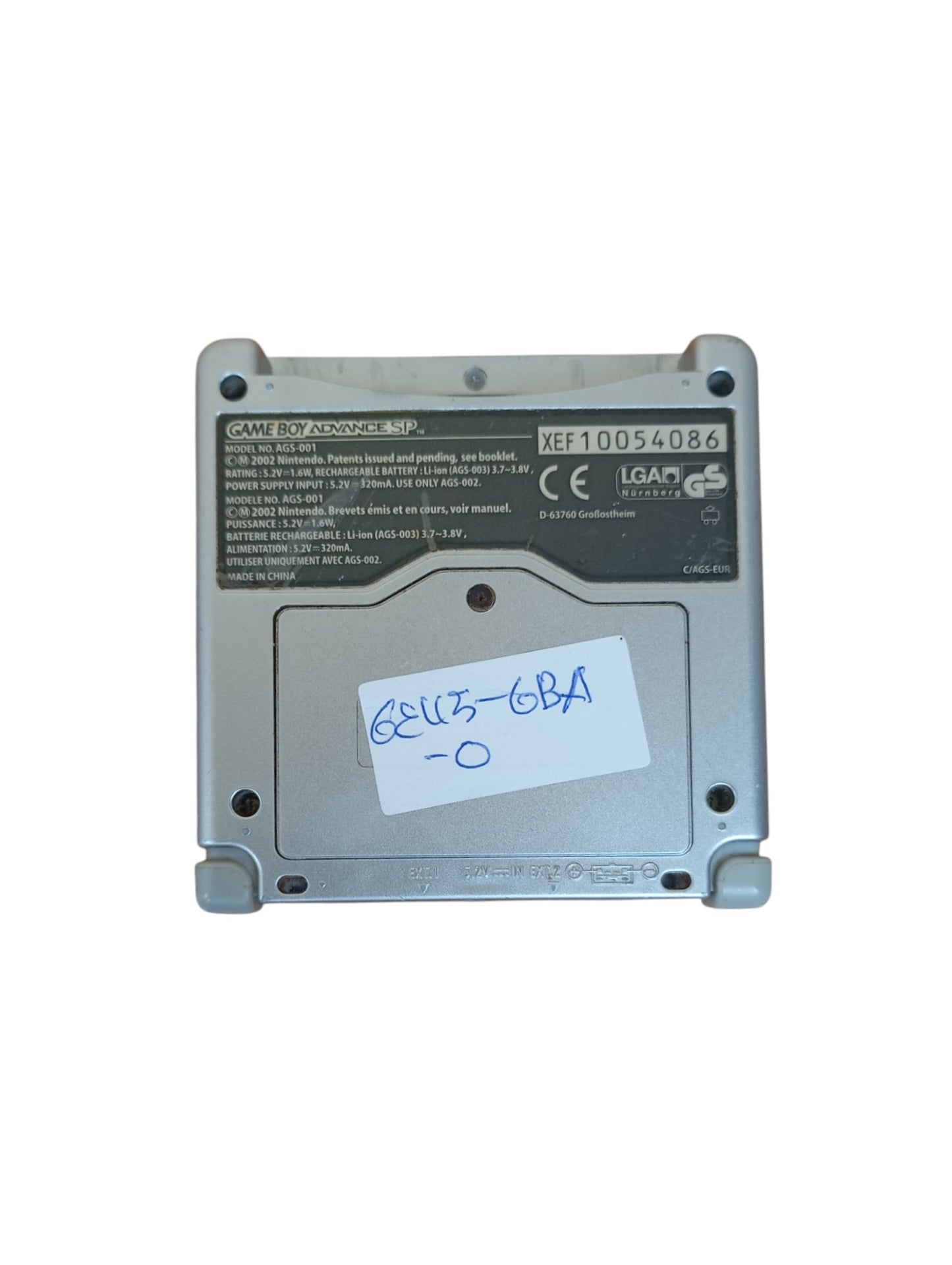 Console Game Boy Advance SP Grise