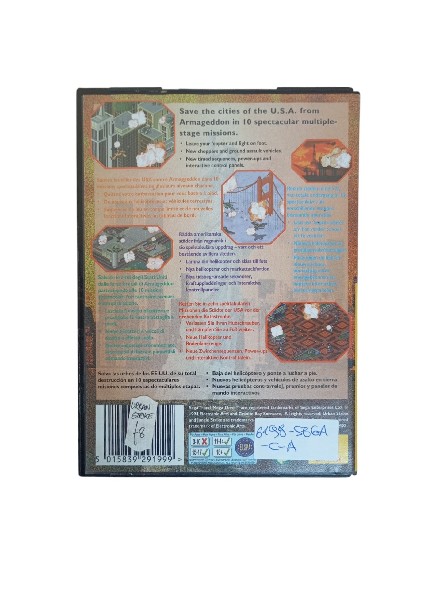 Urban Strike Megadrive