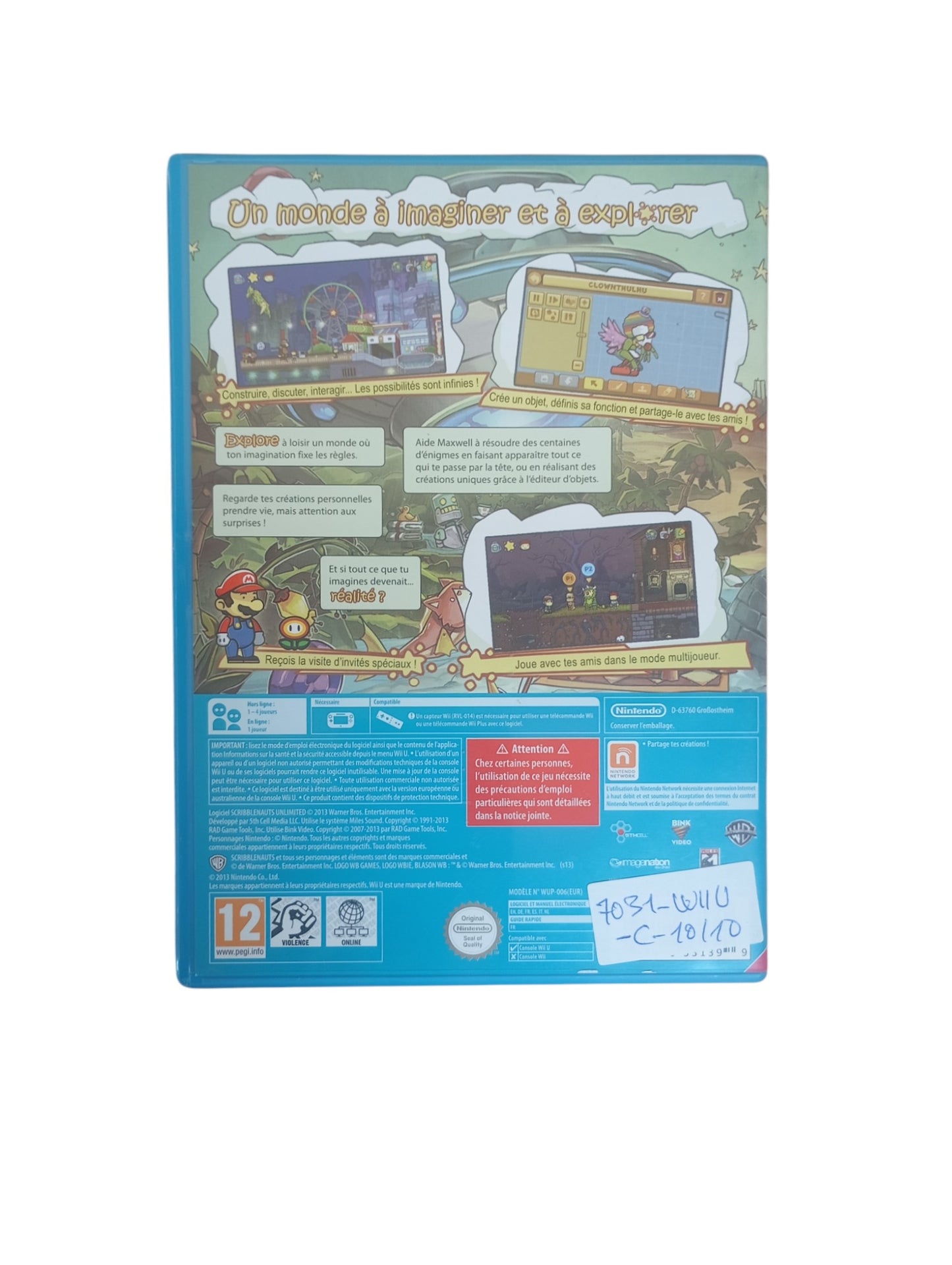 Scribblenauts Unlimited Wii U