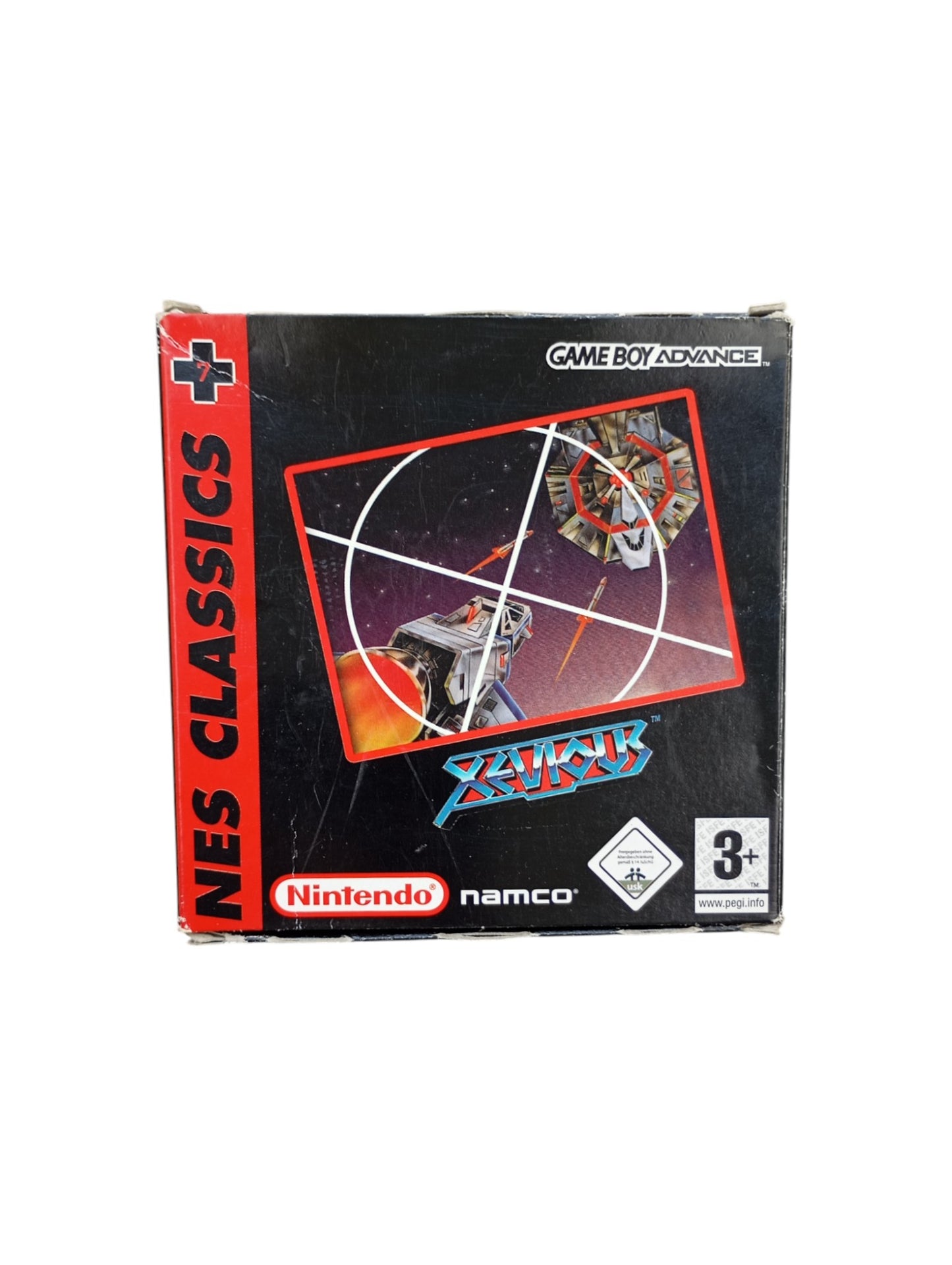 Boite + Notice Xevious en boîte Version Nes Classics Game Boy Advance