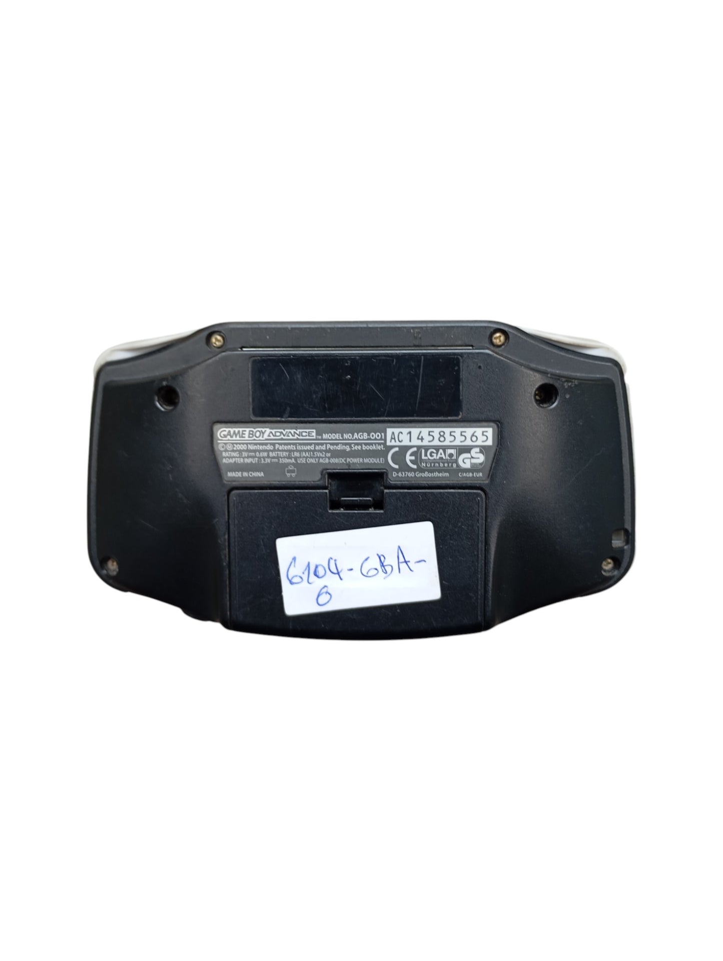 Console Game Boy Advance Noire