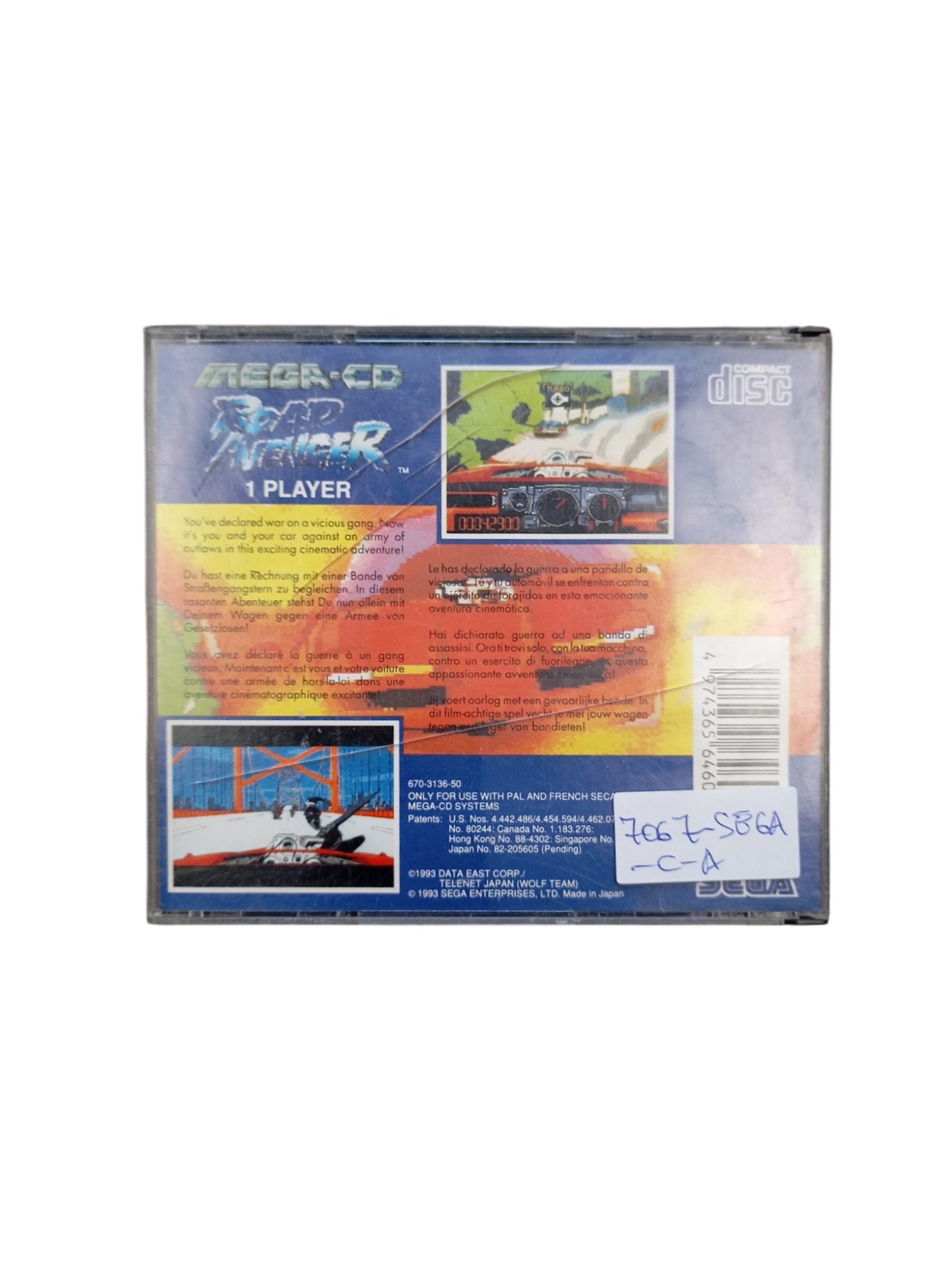 Road Avenger Mega-CD