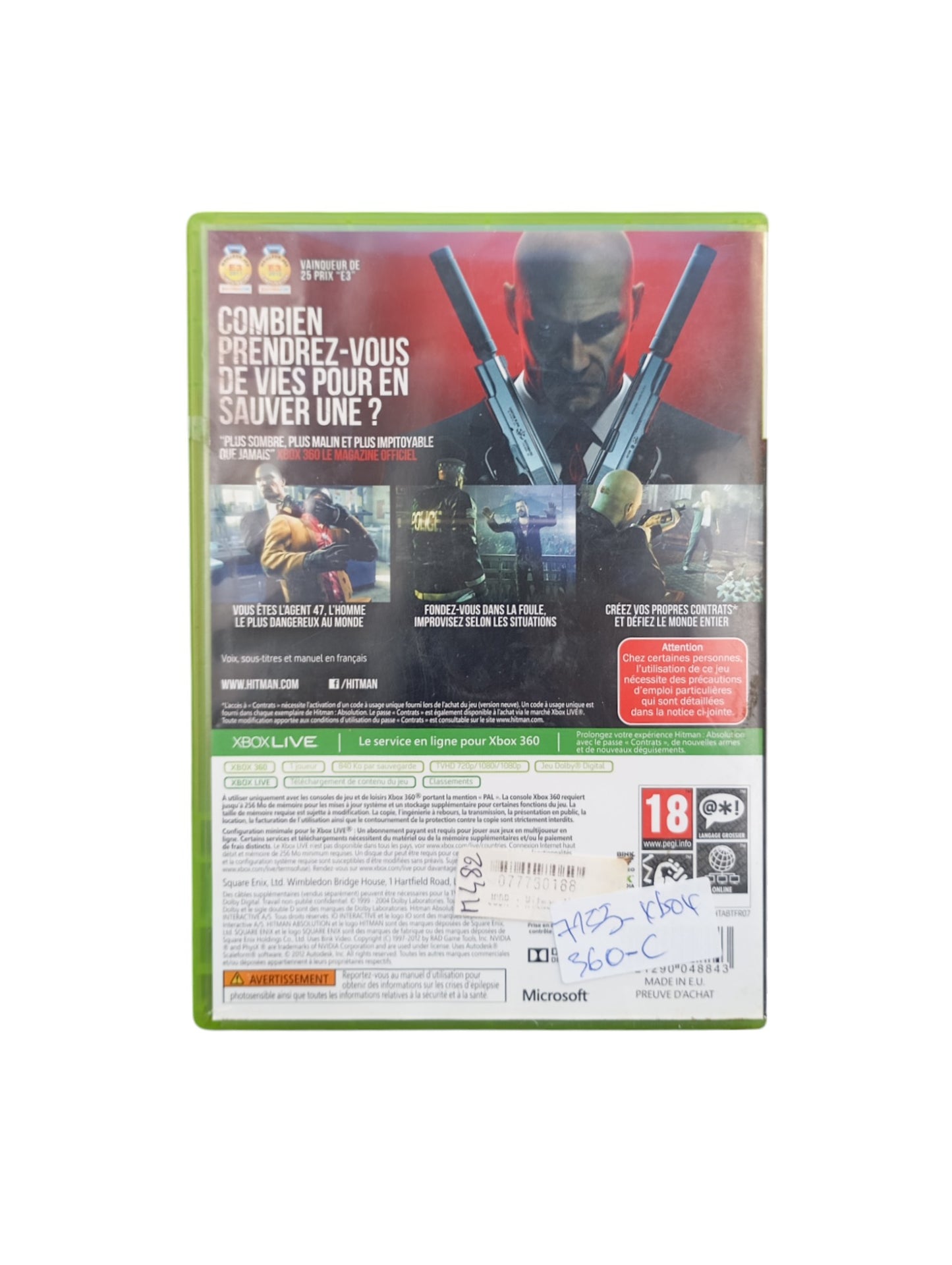 Hitman Absolution Xbox 360