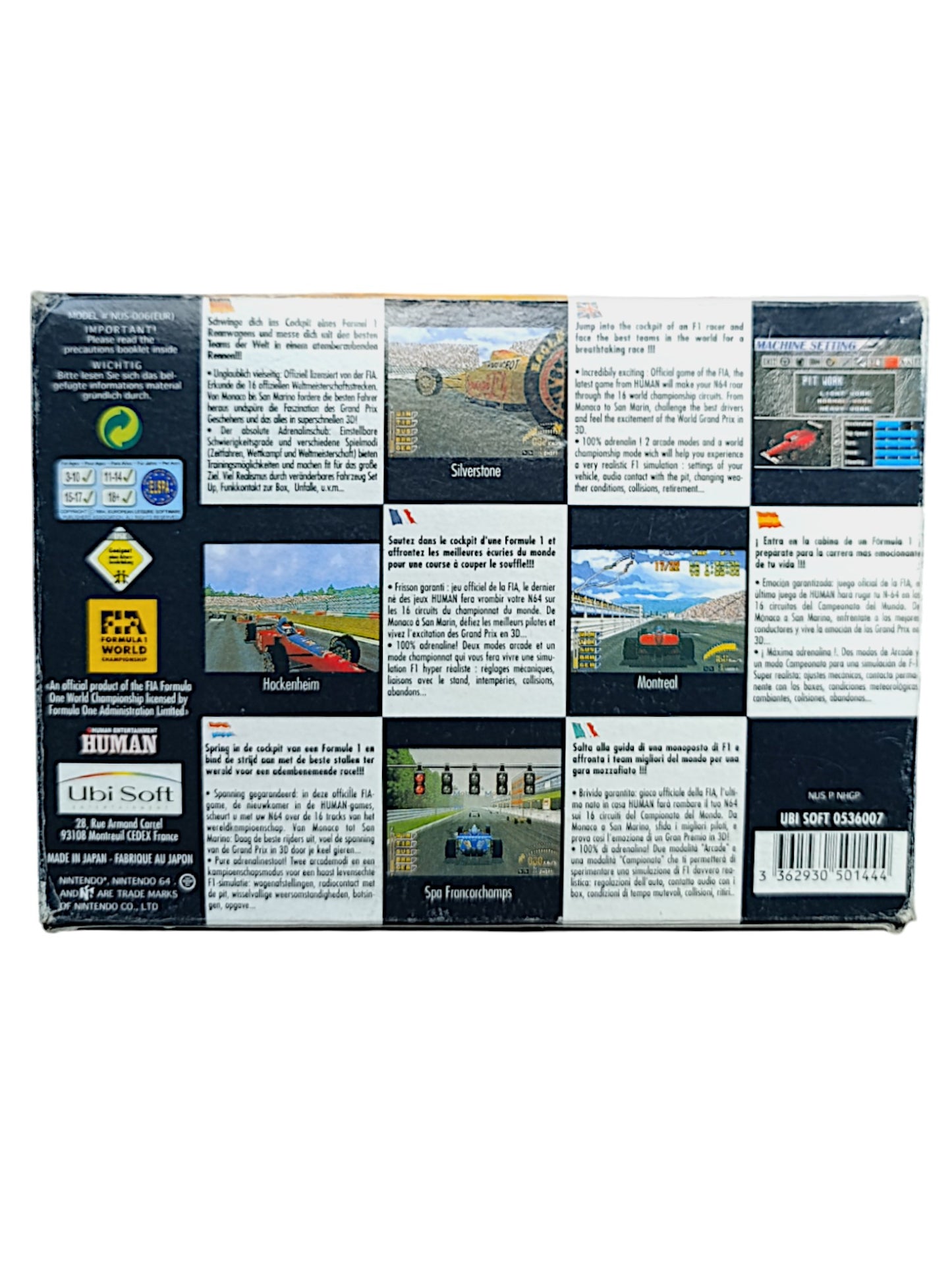 F1 Pole Position Nintendo 64 (N64)