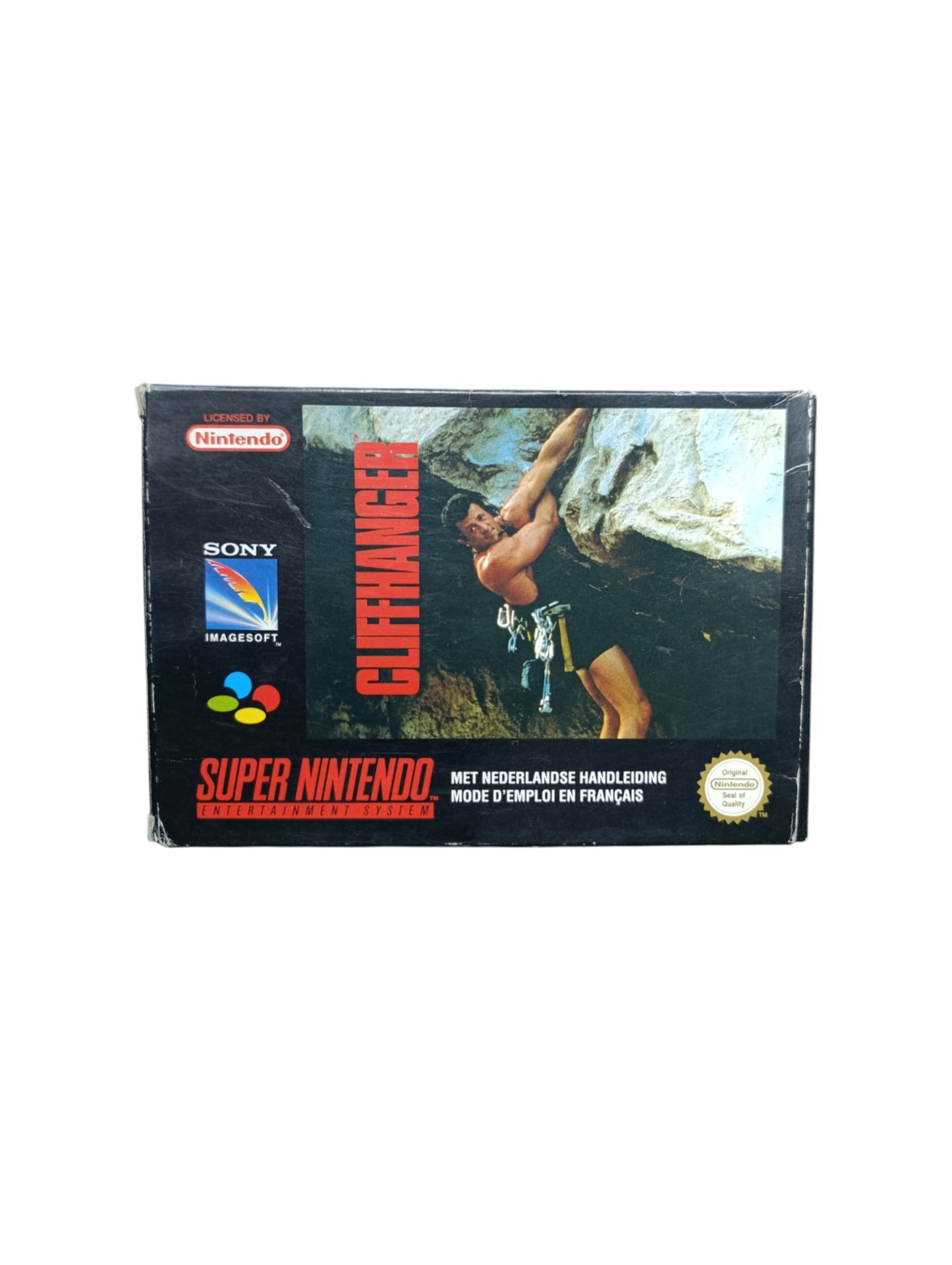 Cliffhanger en boîte Super Nintendo (SNES)