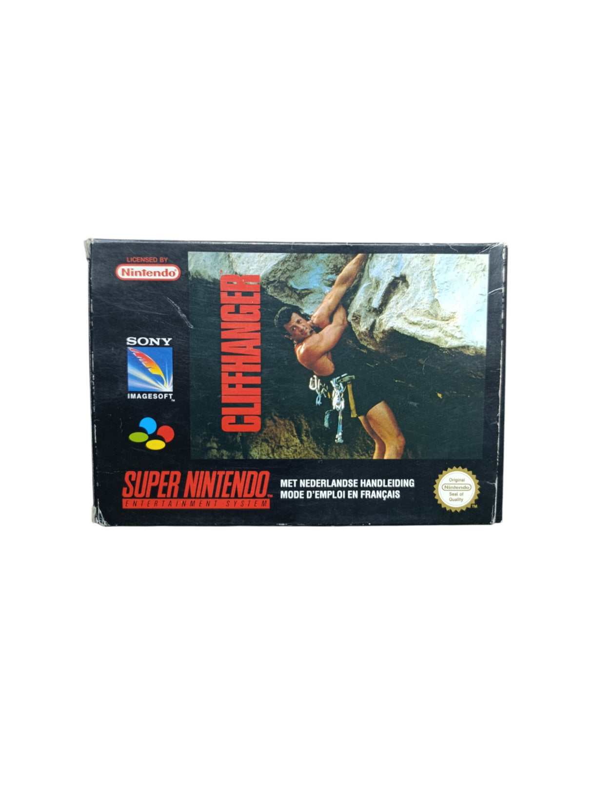 Cliffhanger en boîte Super Nintendo (SNES)