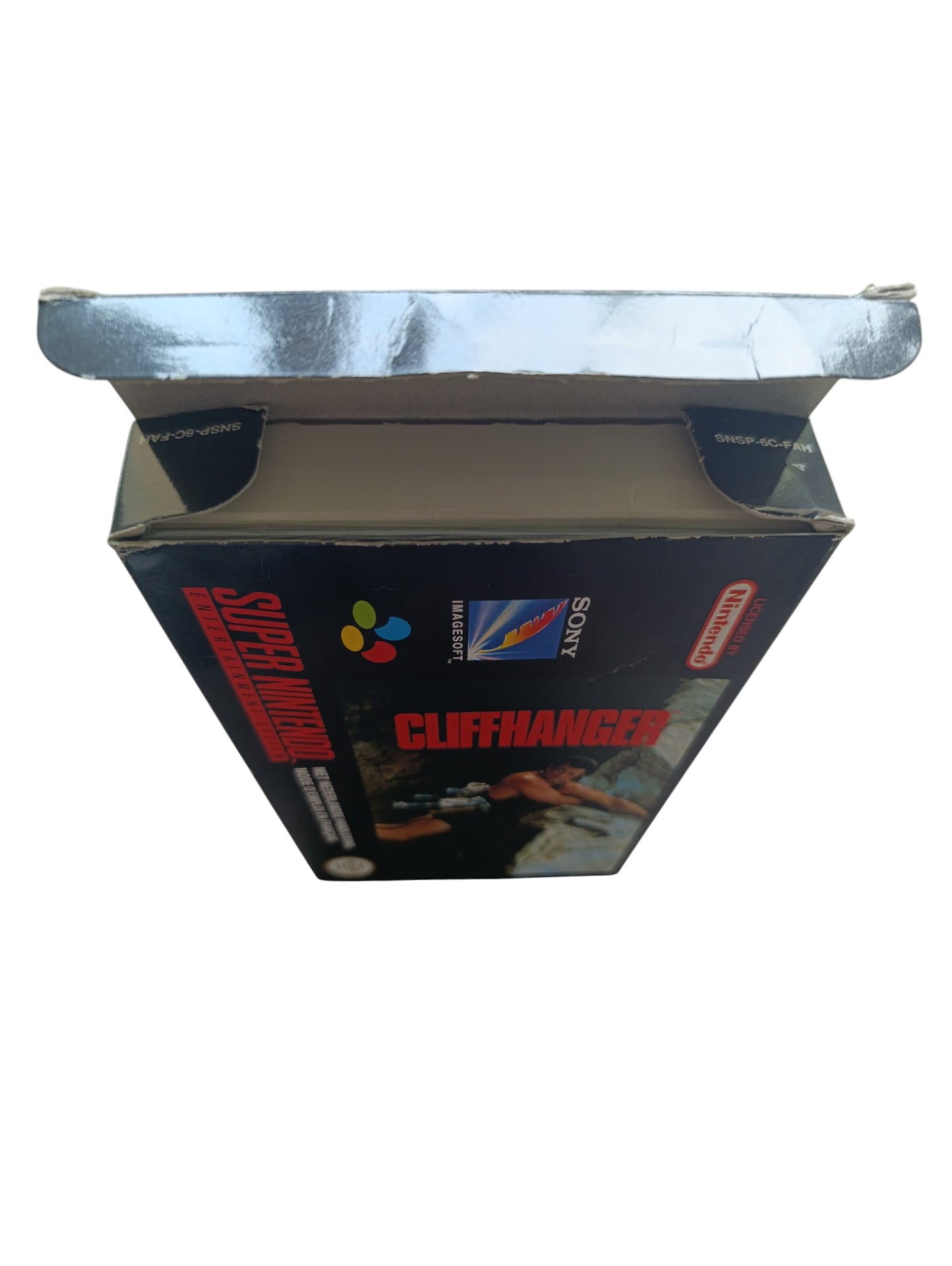 Cliffhanger en boîte Super Nintendo (SNES)
