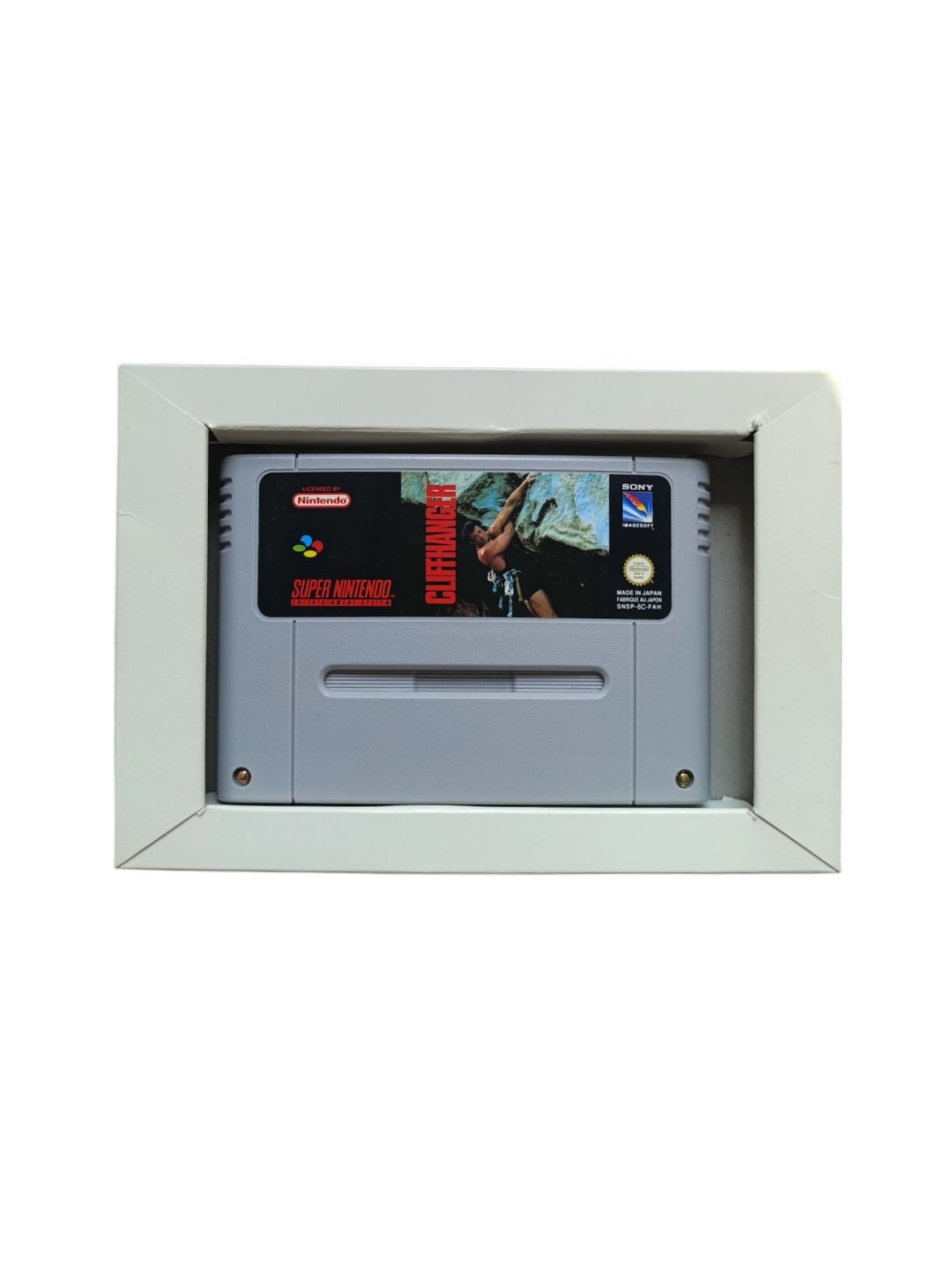 Cliffhanger en boîte Super Nintendo (SNES)