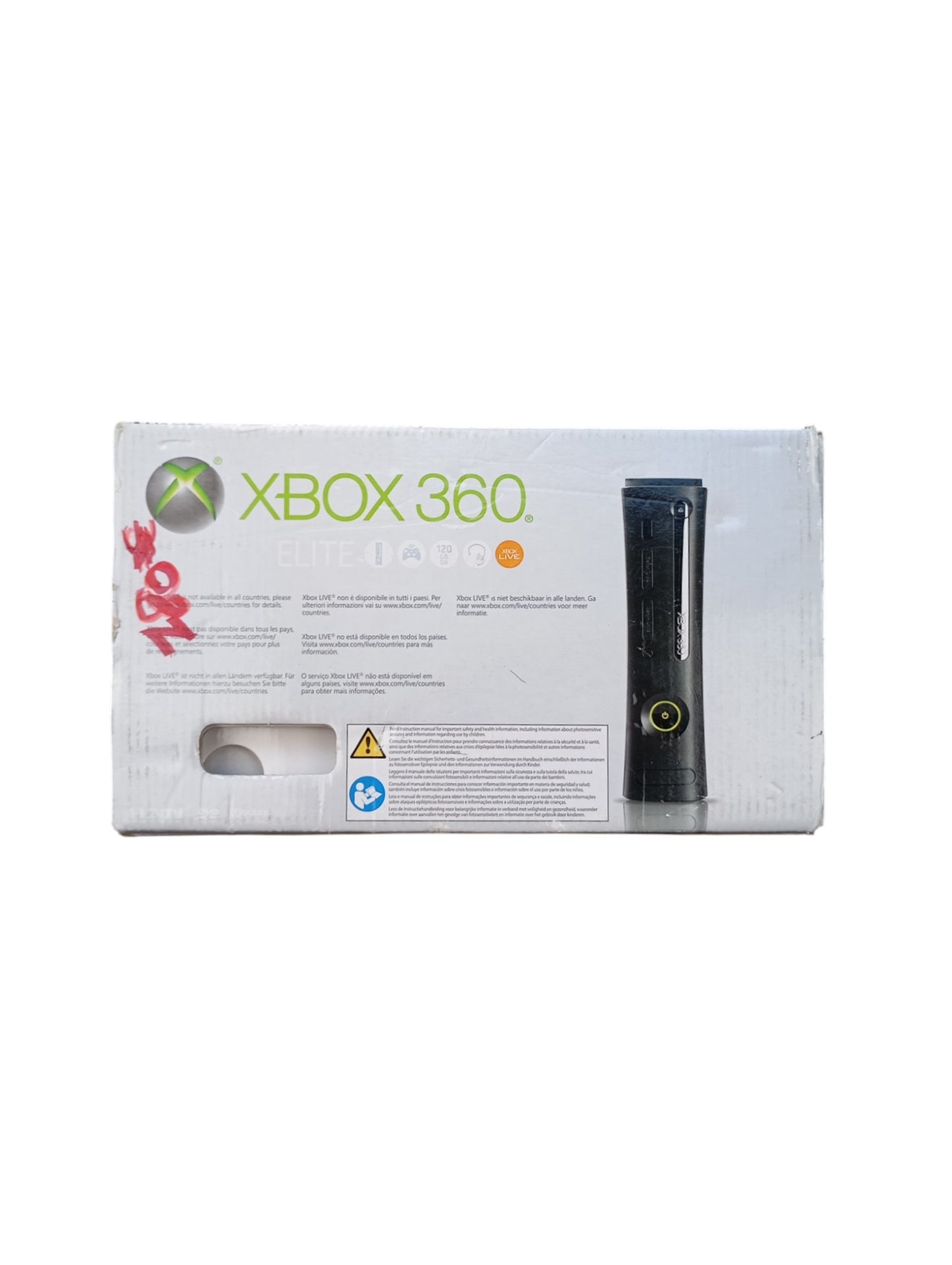 Console Xbox 360 en boîte