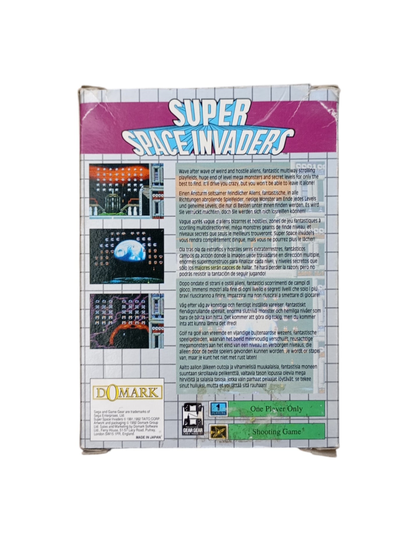 Super Space Invaders Game Gear