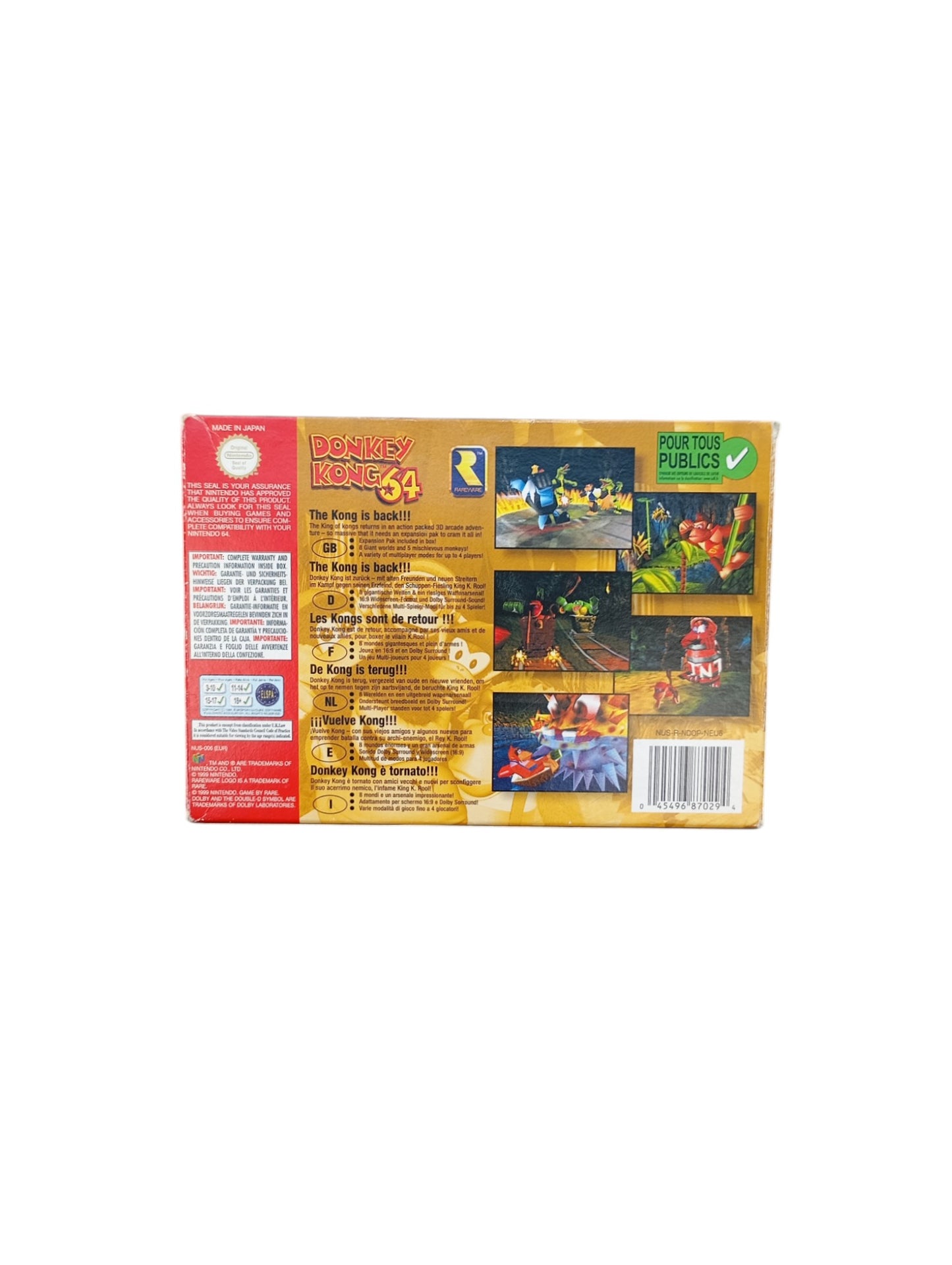Donkey kong Nintendo 64