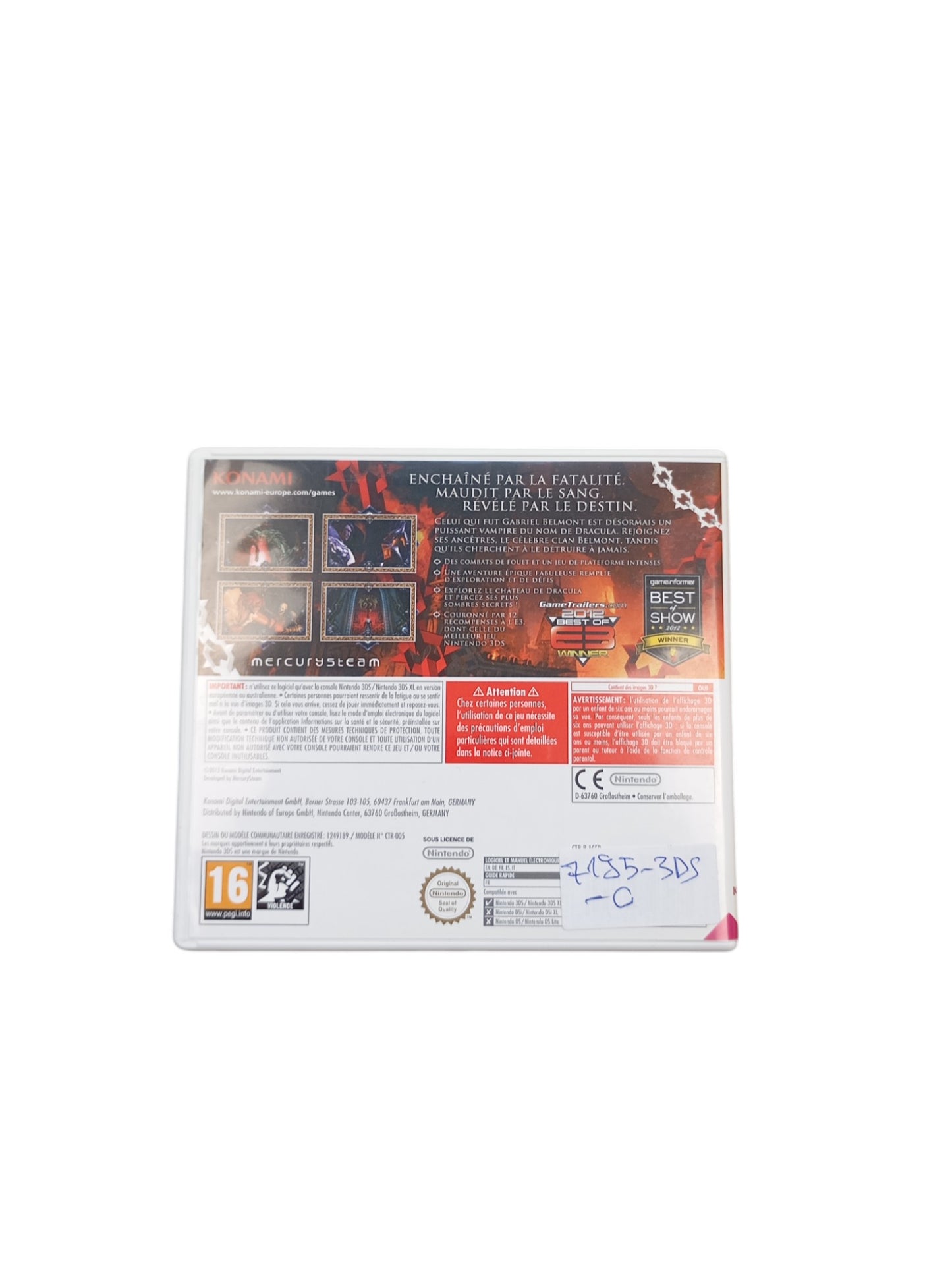 Castlevania : Lords of Shadow - Mirror of Fate Nintendo 3DS