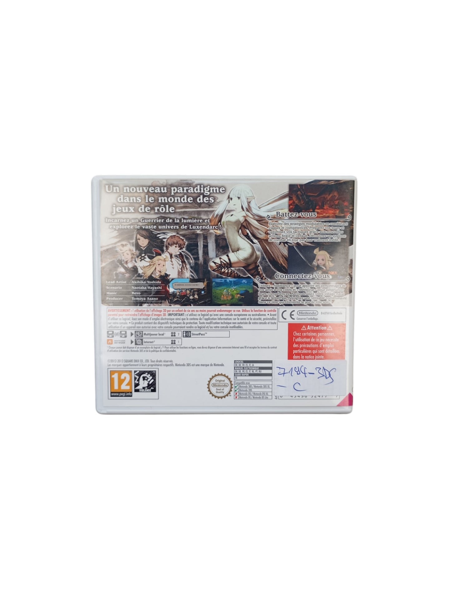 Bravely Default Nintendo 3DS