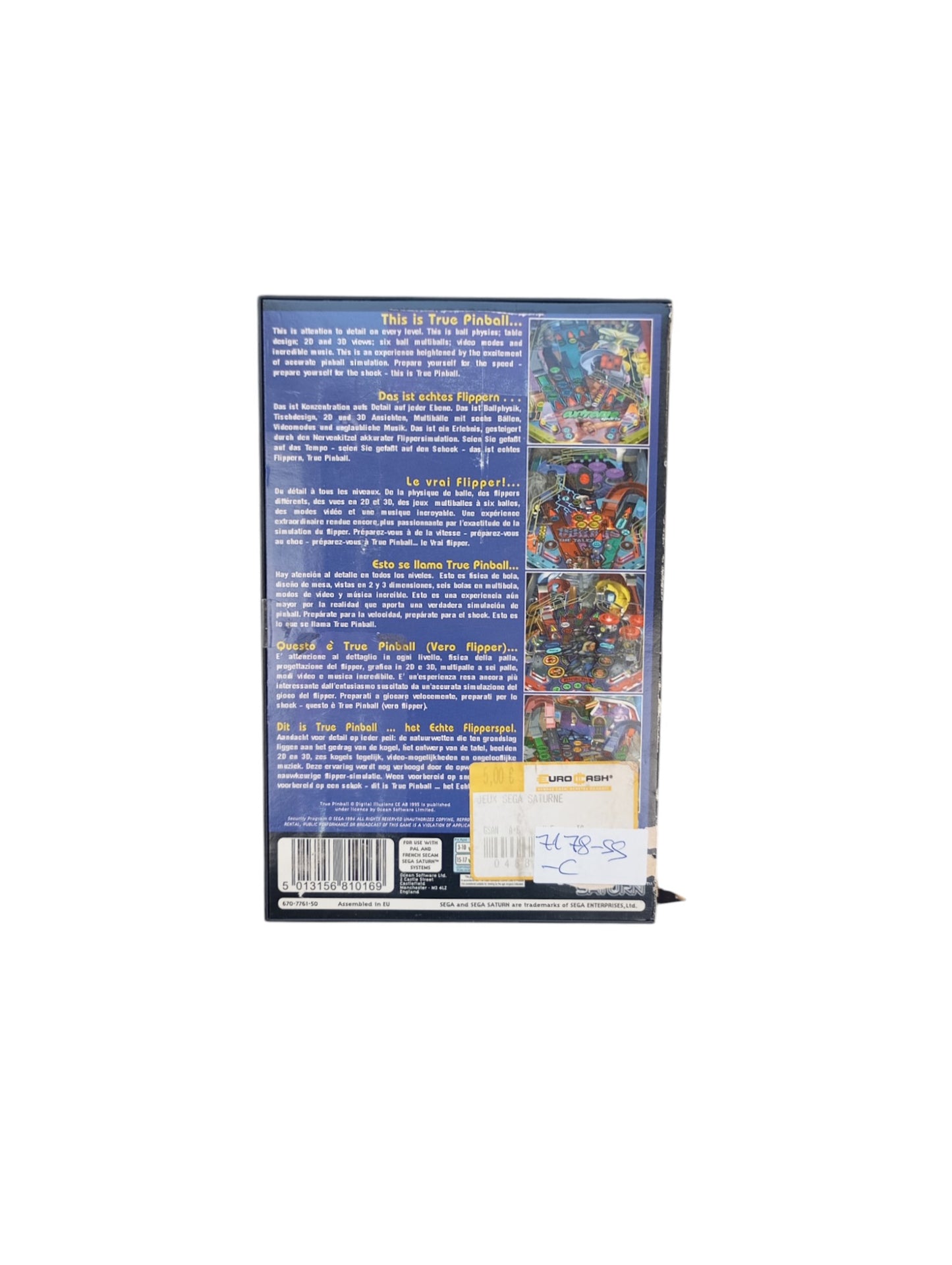 True Pinball Sega Saturn