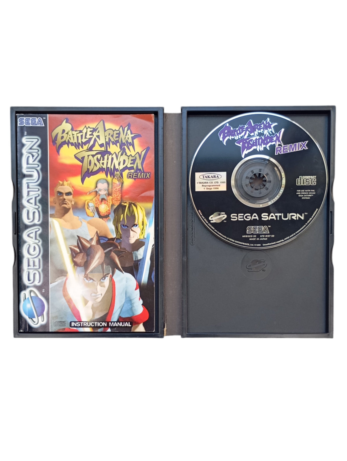 Battle Arena Toshinden Remix Sega Saturn