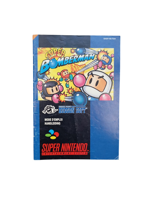 Notice Super Bomberman Super Nintendo (SNES)