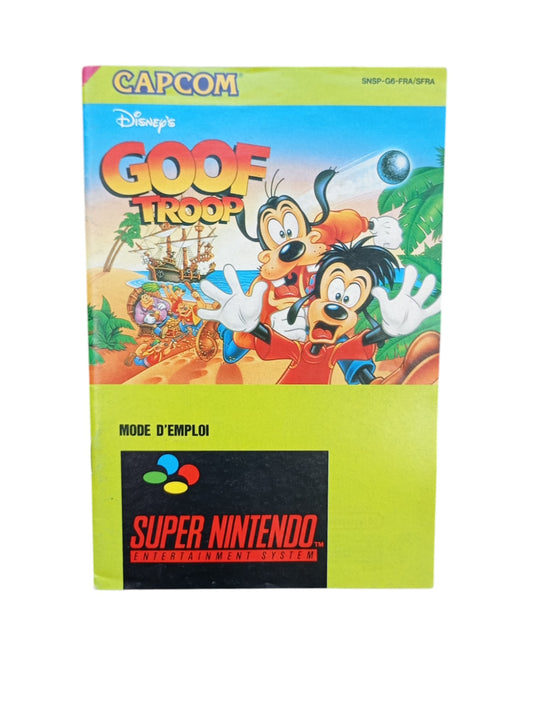 Notice Goof Troop Super Nintendo (SNES)