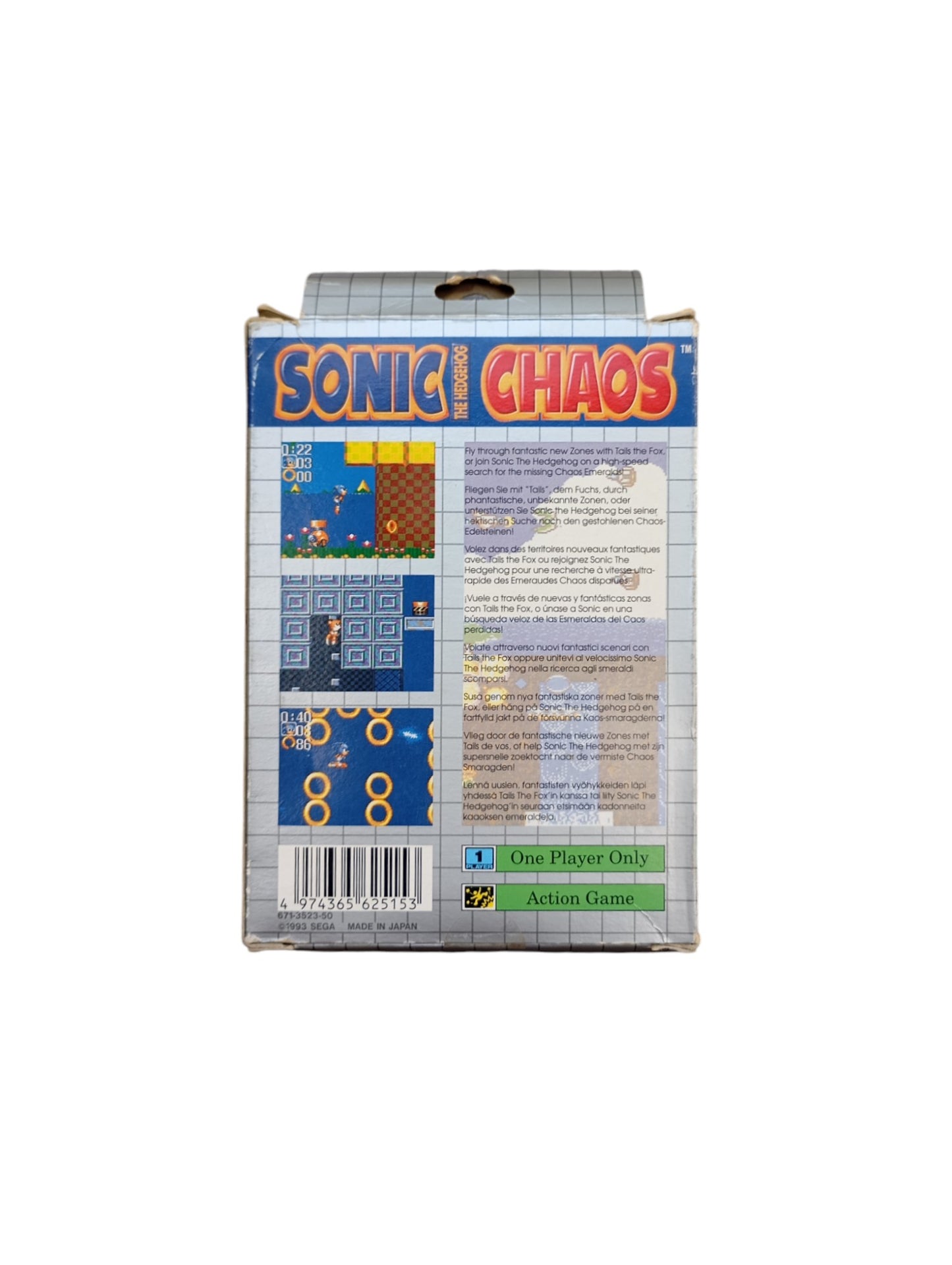 Sonic Chaos Game Gear